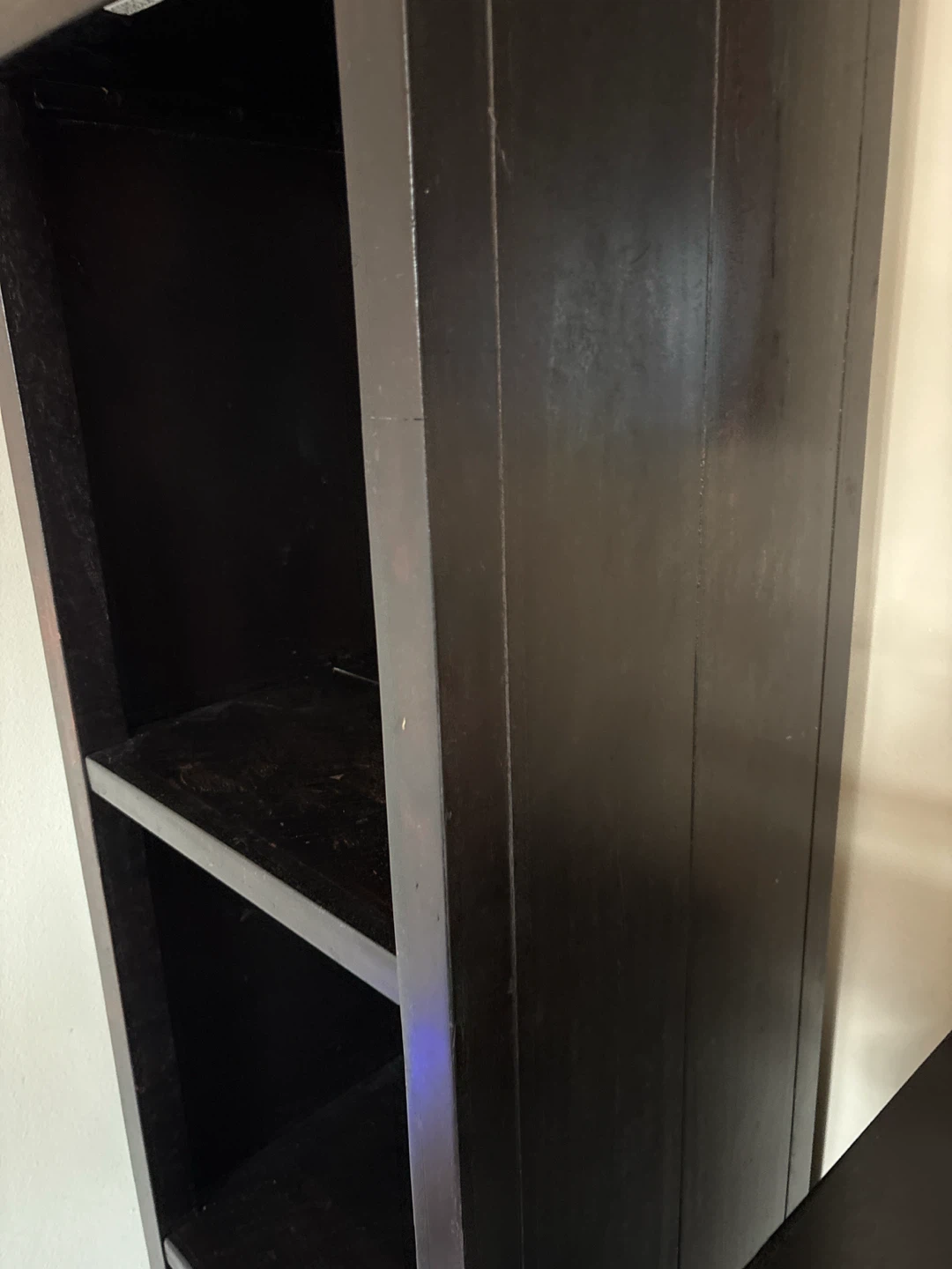Dark Brown Wood Bookshelf World Market - photo 4