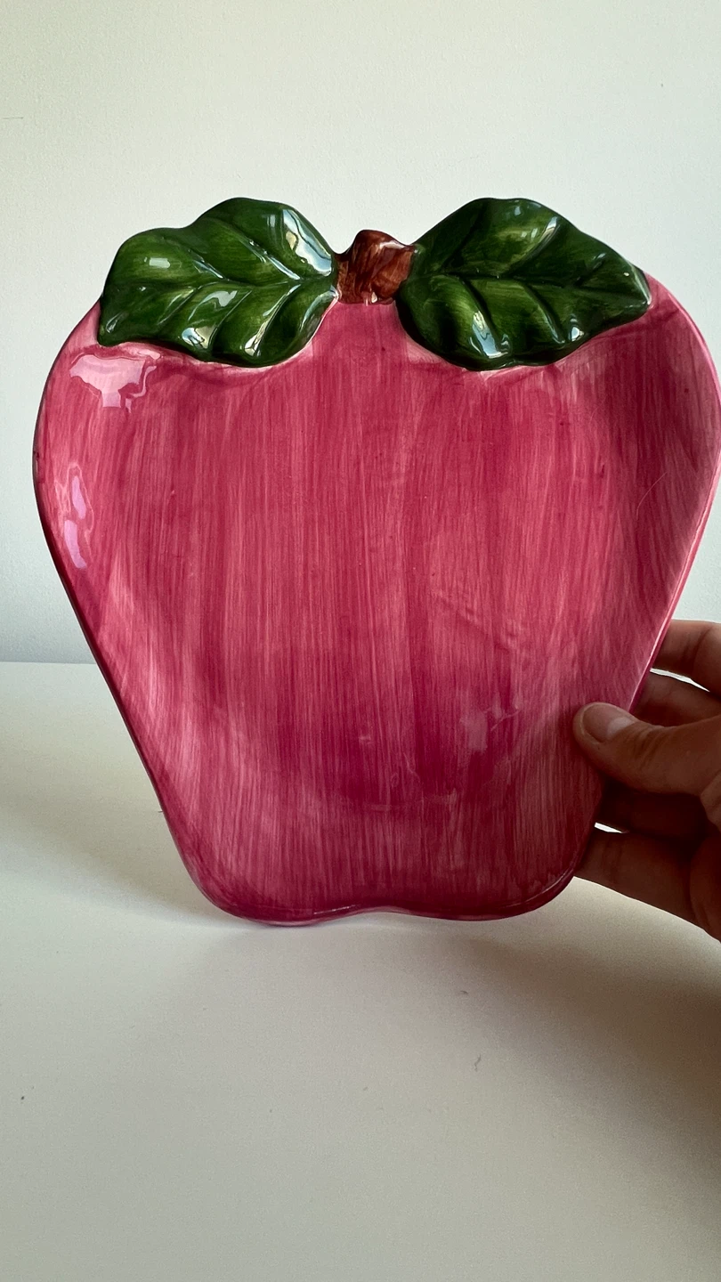 Ceramic Apple Shaped Plate