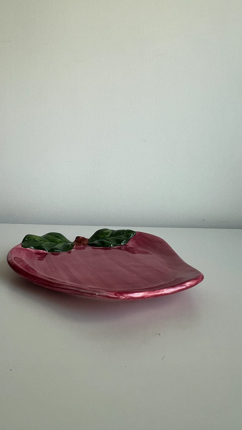 Ceramic Apple Shaped Plate - photo 2
