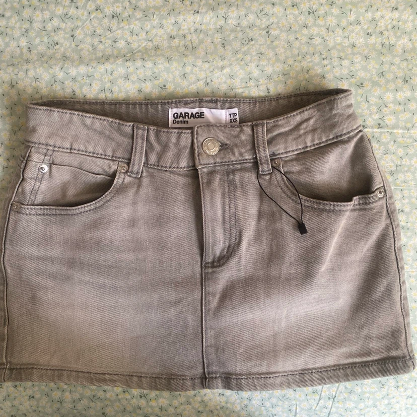 Garage Denim Skirt - Grey - photo 2