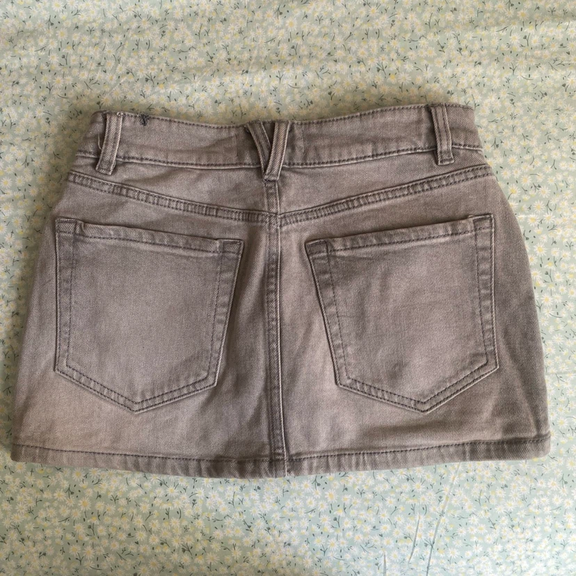 Garage Denim Skirt - Grey - photo 3
