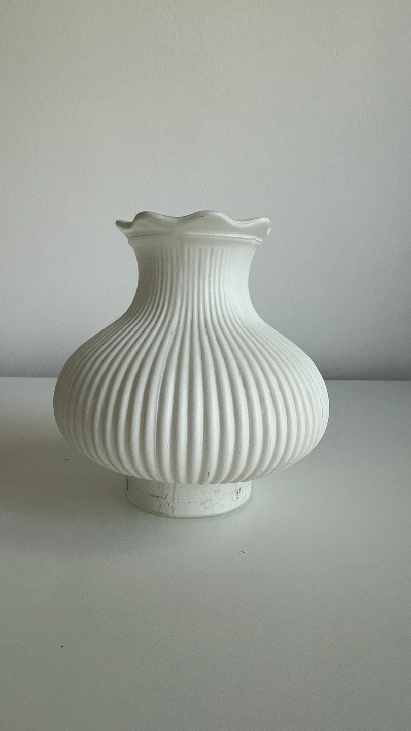 White Glass Lamp Shade