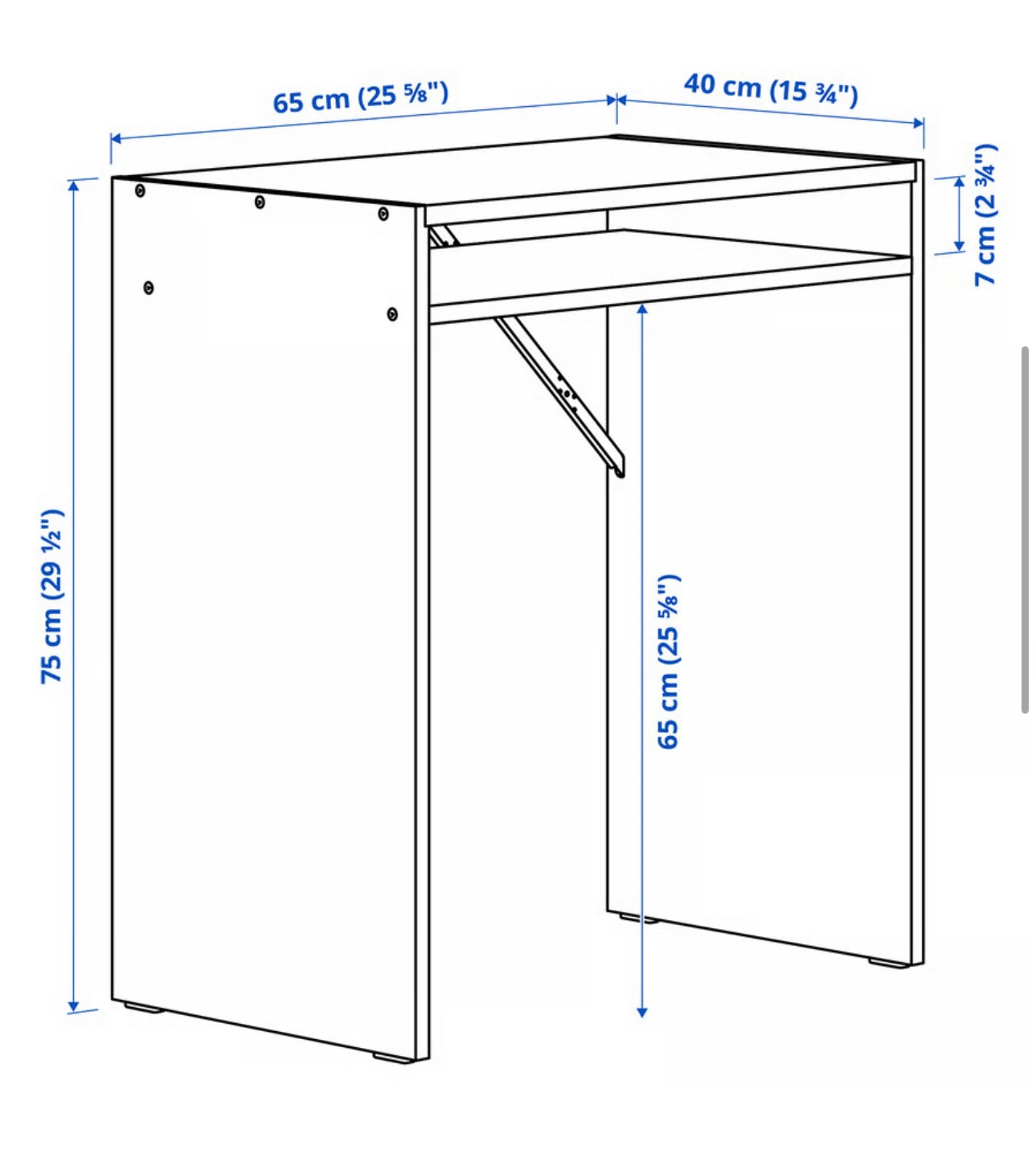 IKEA TORALD Desk - White - photo 4
