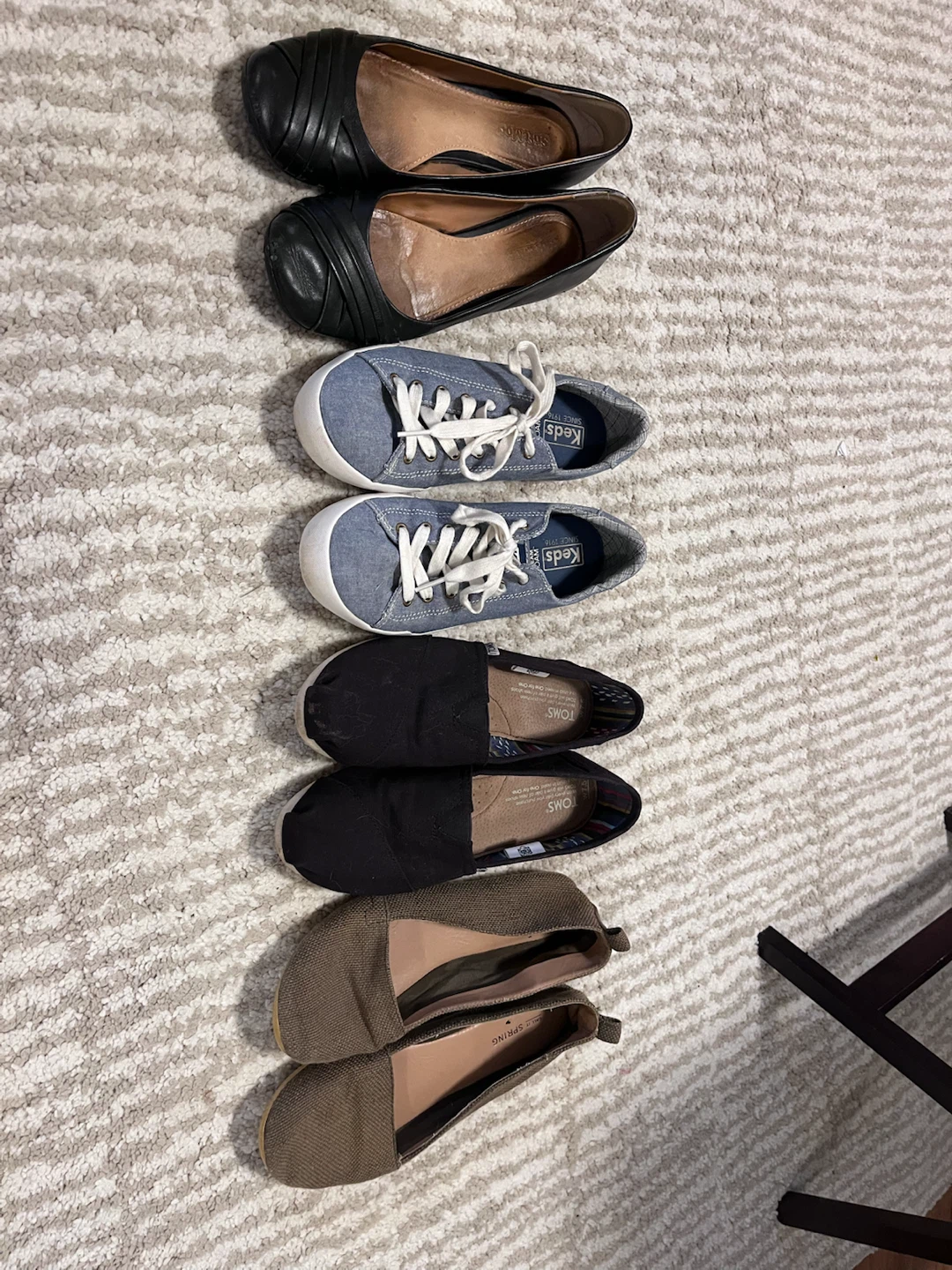 Bundle of Women's Shoes - TOMS, Keds, and more