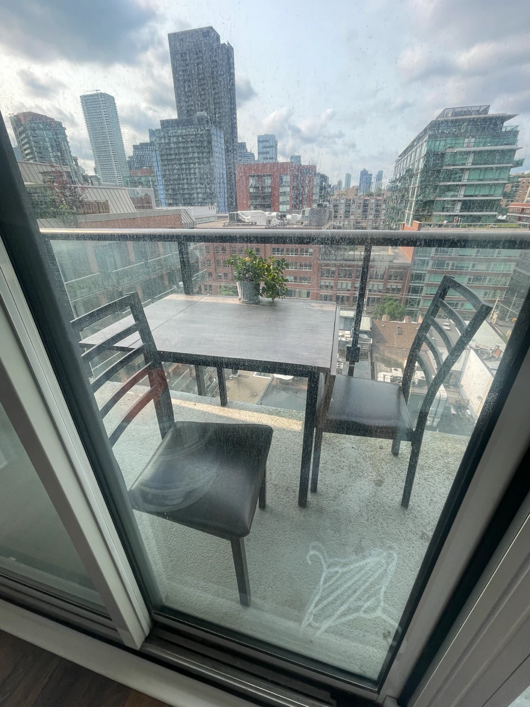 Balcony Table and Two Chairs Set - photo 2