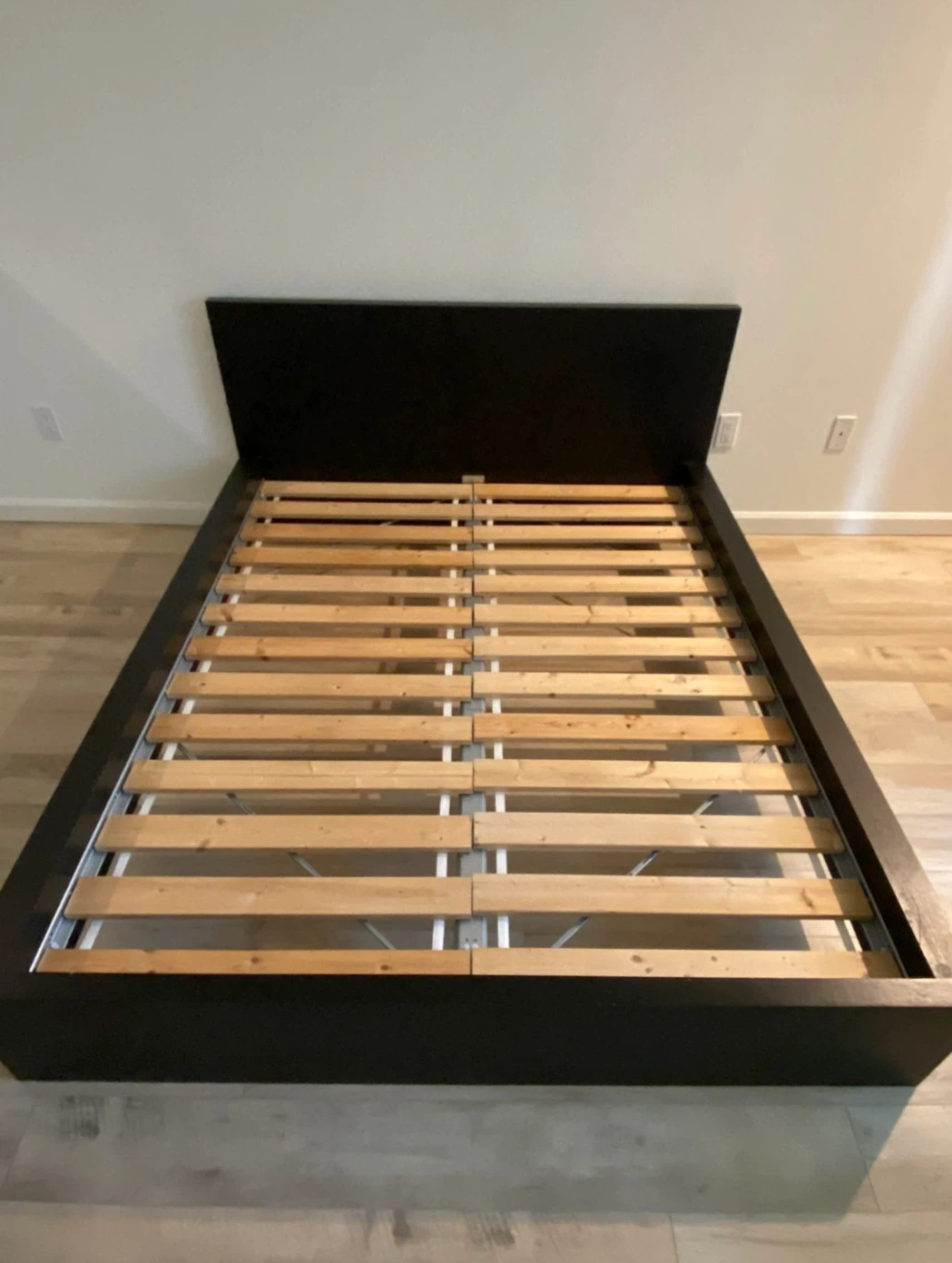 IKEA MALM Full bed frame in black brown
