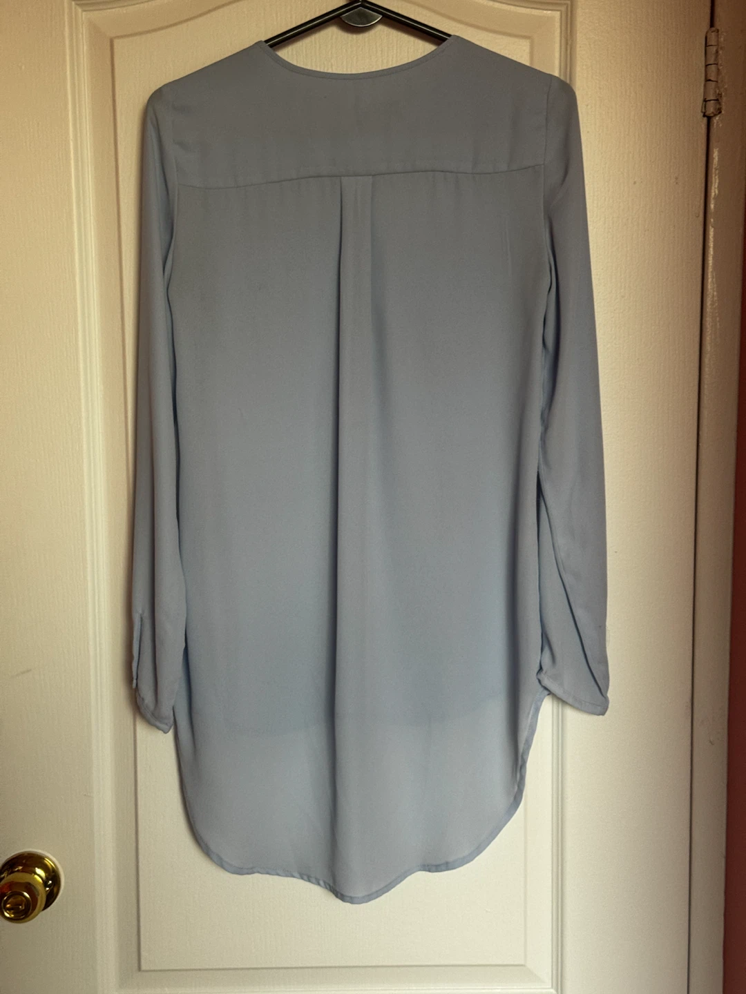 Light Blue Size Small Long Smart Set Blouse - photo 2
