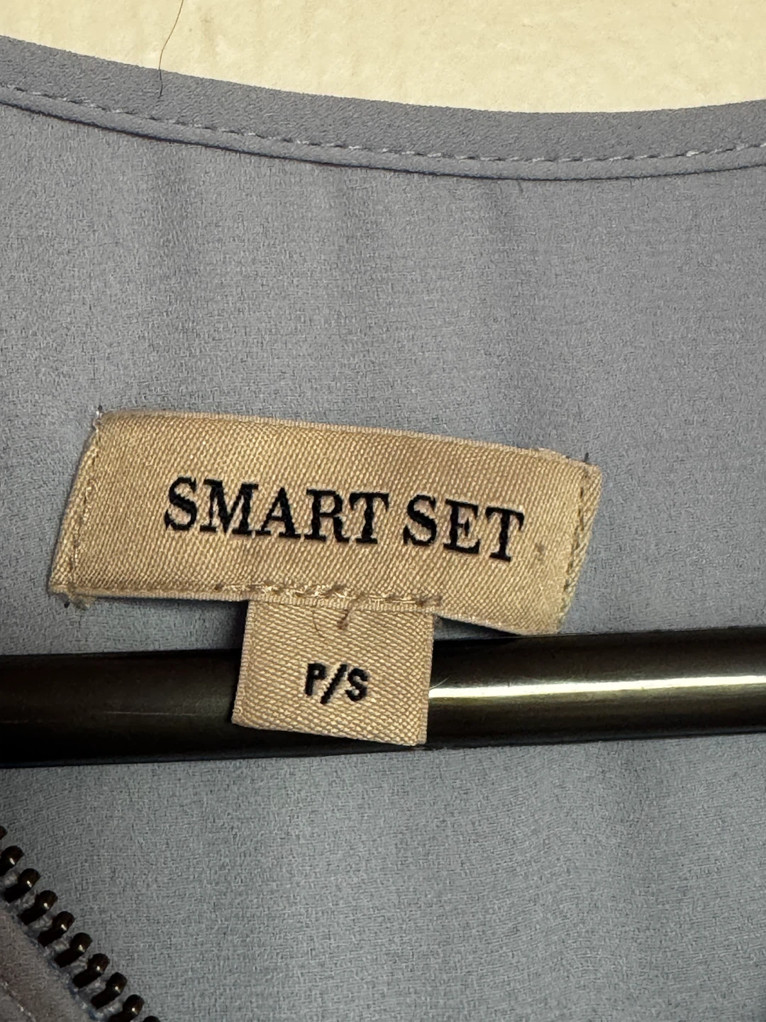 Light Blue Size Small Long Smart Set Blouse - photo 3