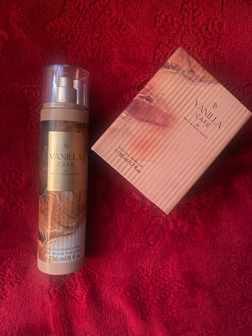 Bath & Body Works Vanilla Cafe Fine Fragrance Mist & EDP Set