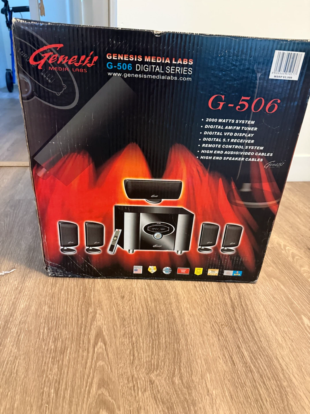 Genesis Media Labs G-506 2000 Watts 5.1 Receiver System - photo 2