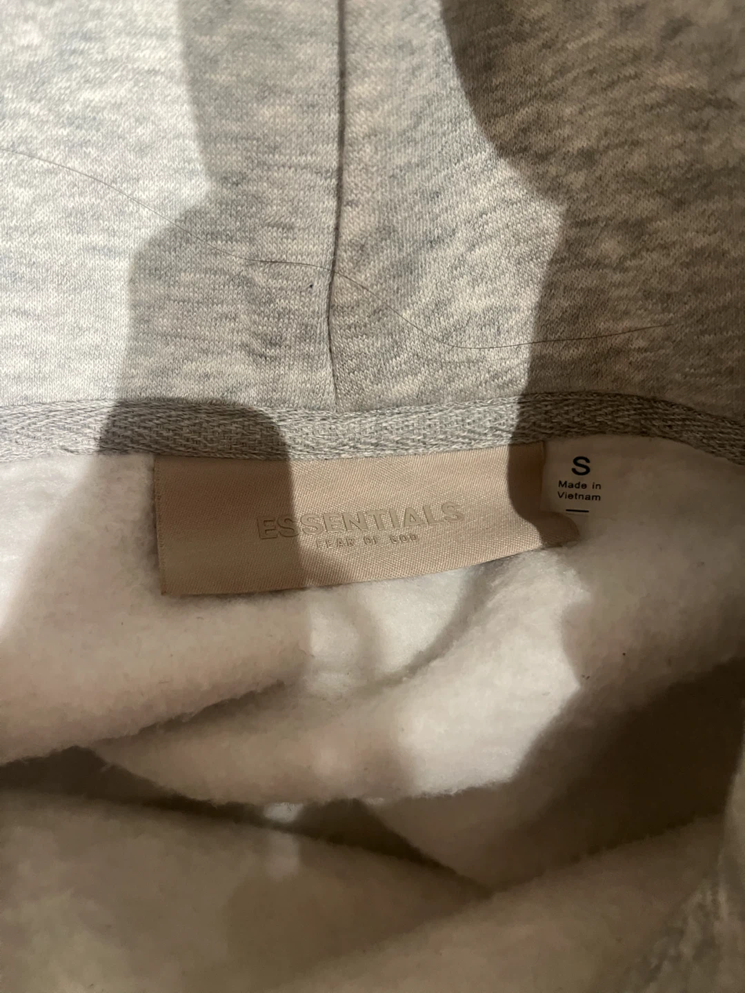 ESSENTIALS Fear of God Grey Hoodie - photo 3