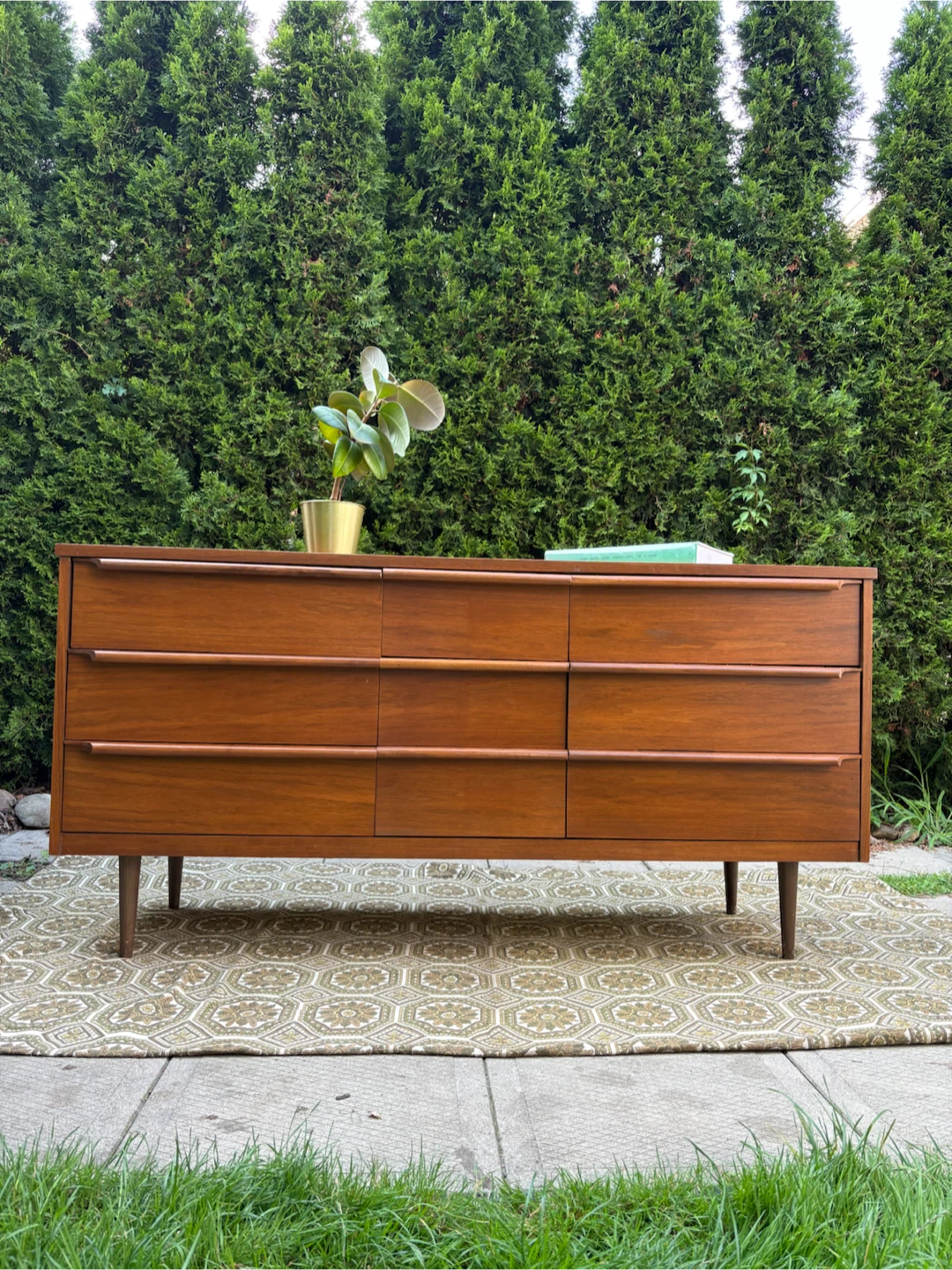 MCM Walnut Dresser