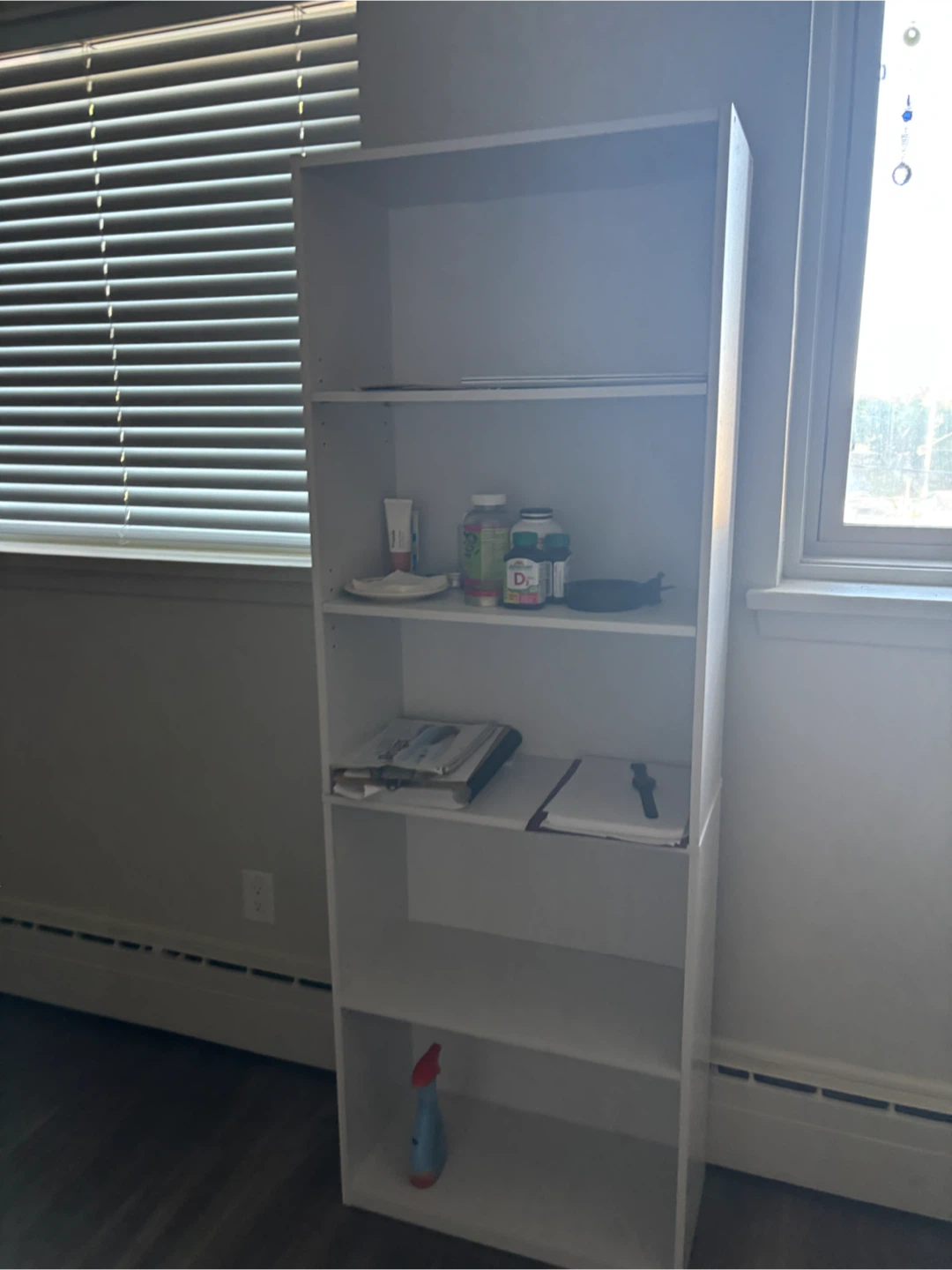 White 5-Shelf Bookcase