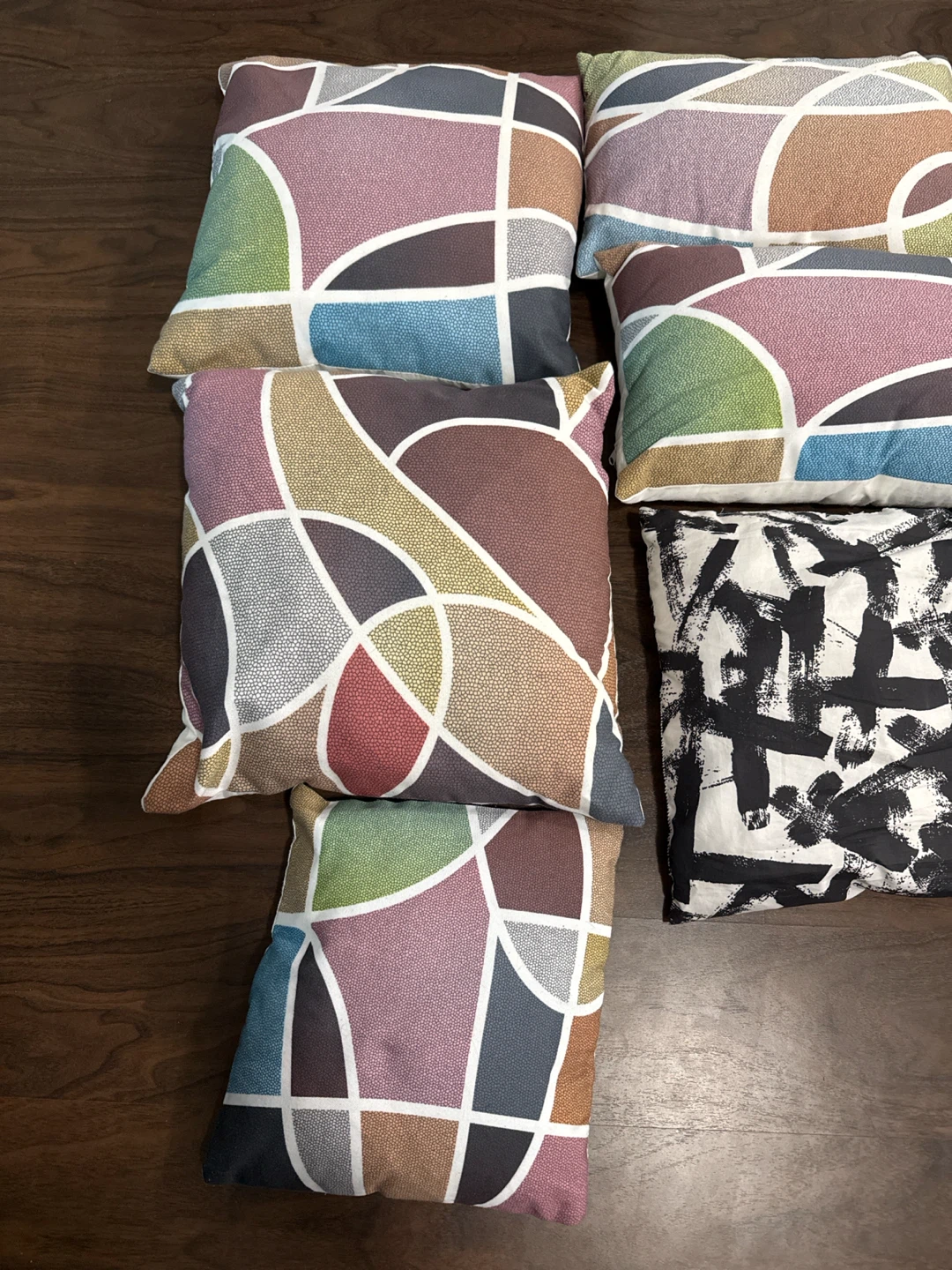 Set of 9 Decorative Throw Pillows with cover - photo 4