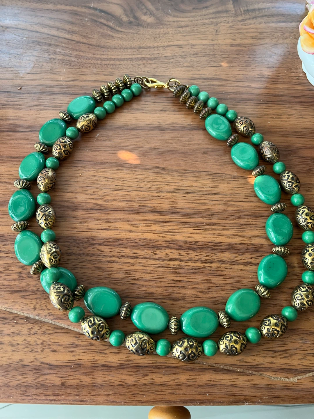 Stunning Green Bead Necklace - photo 3