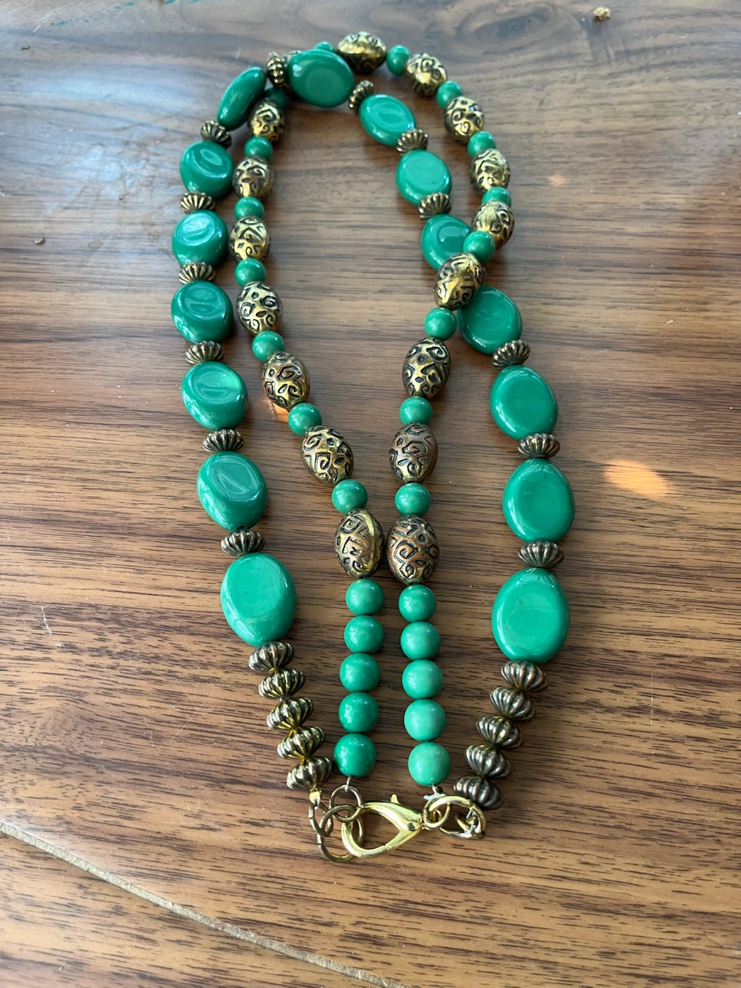 Stunning Green Bead Necklace - photo 4