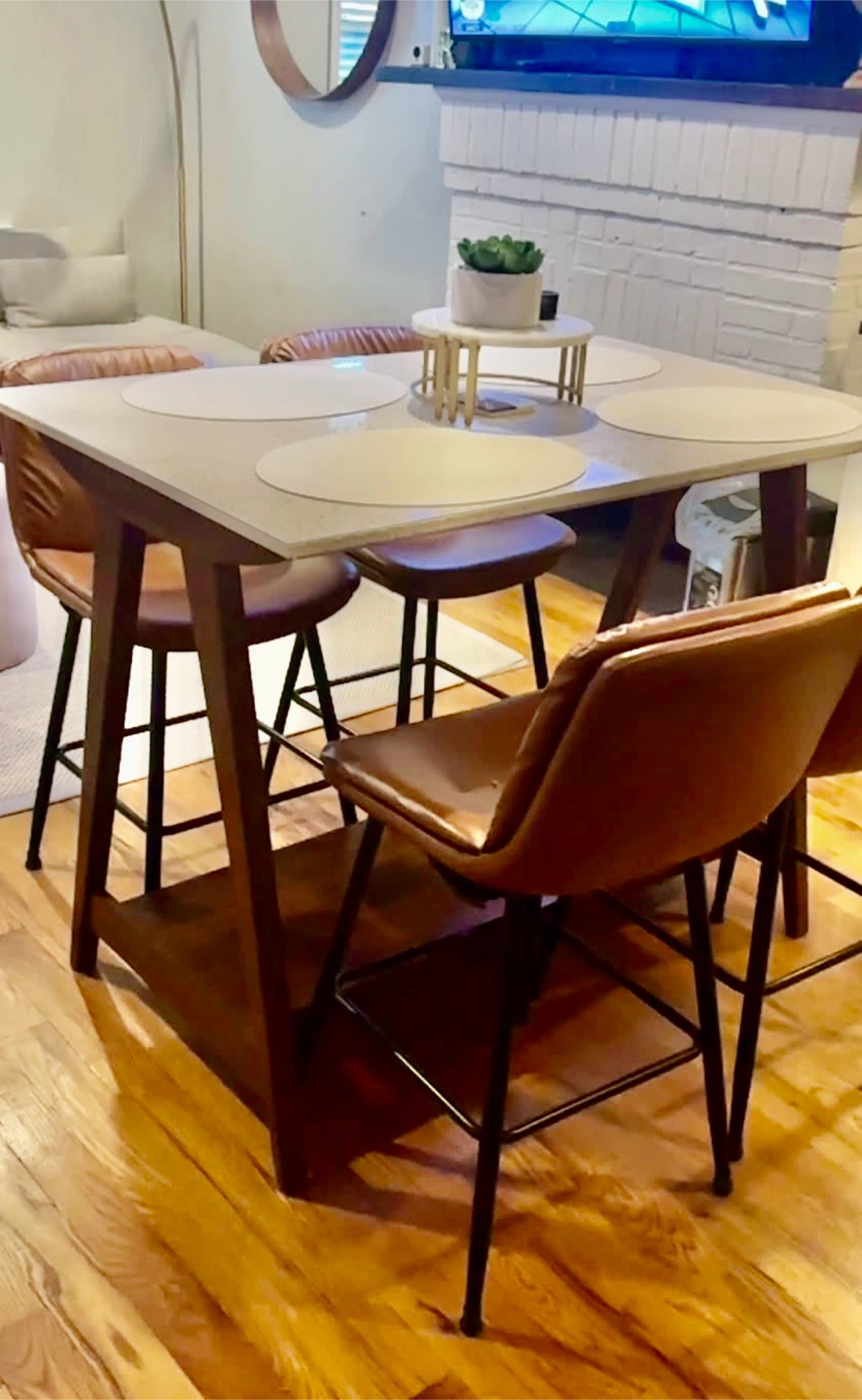 West Elm Mid-Century table and 4 chairs - photo 4