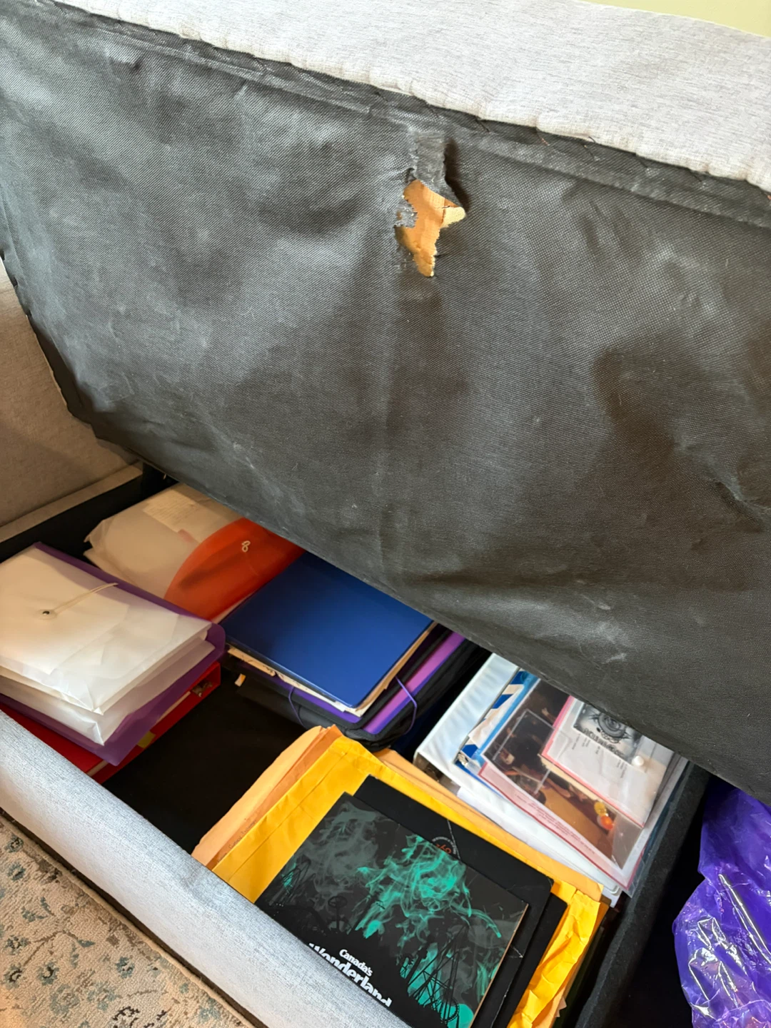 Grey Sofabed + storage (Husky) - photo 5