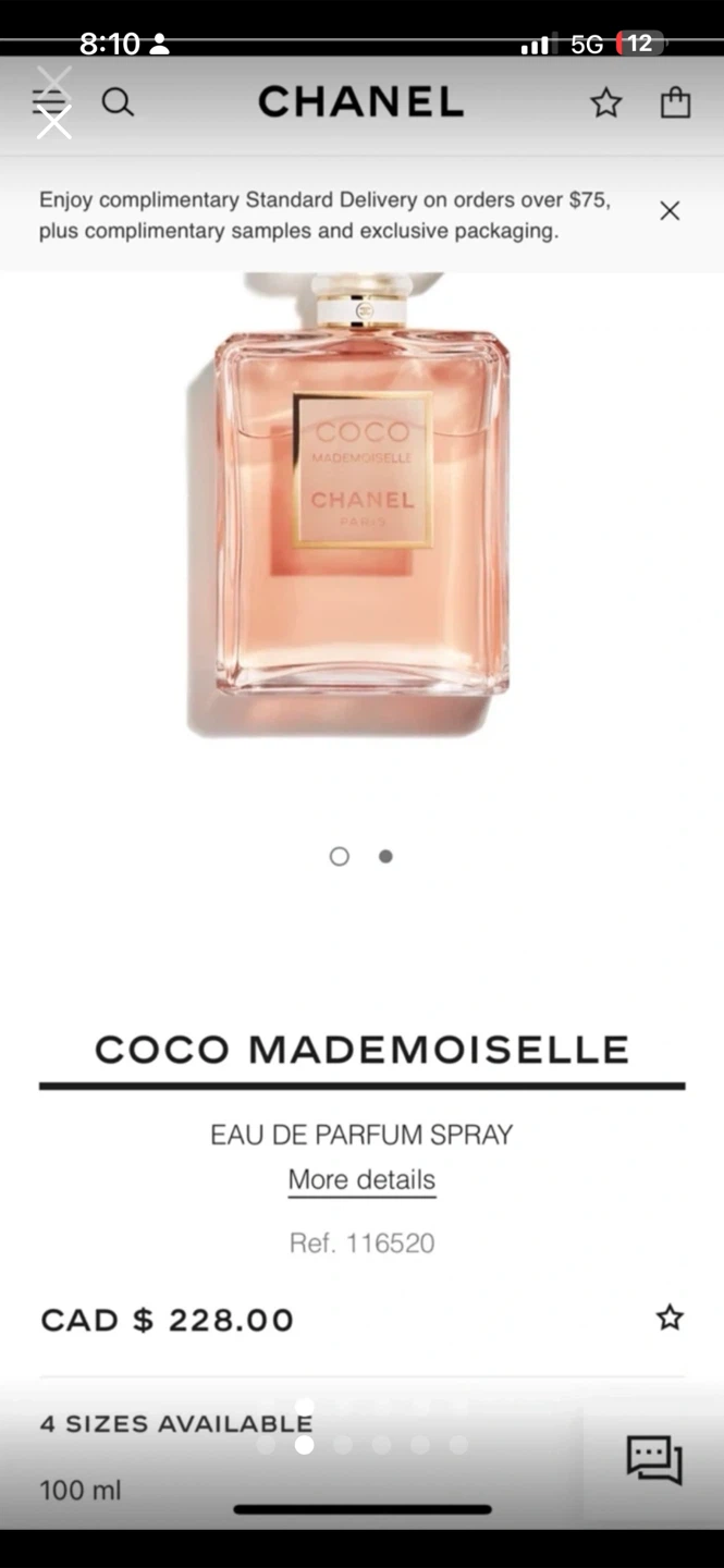 CHANEL COCO MADEMOISELLE Eau de Parfum Spray 3.4 OZ - photo 5