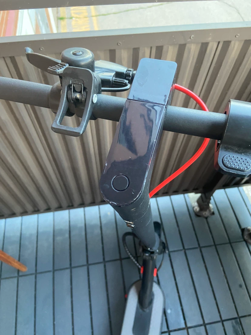 Broken e scooter