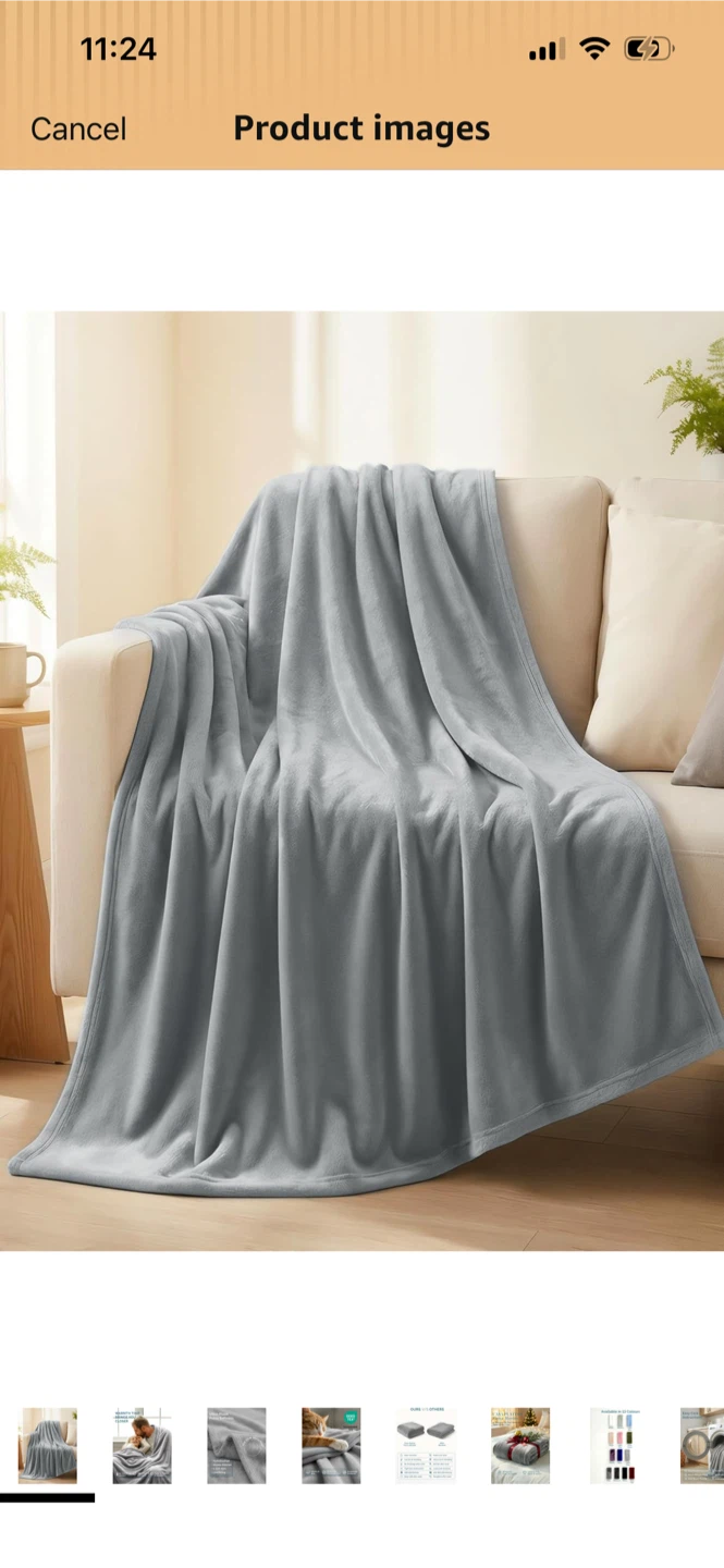 New-Casa Platino Fleece Blanket