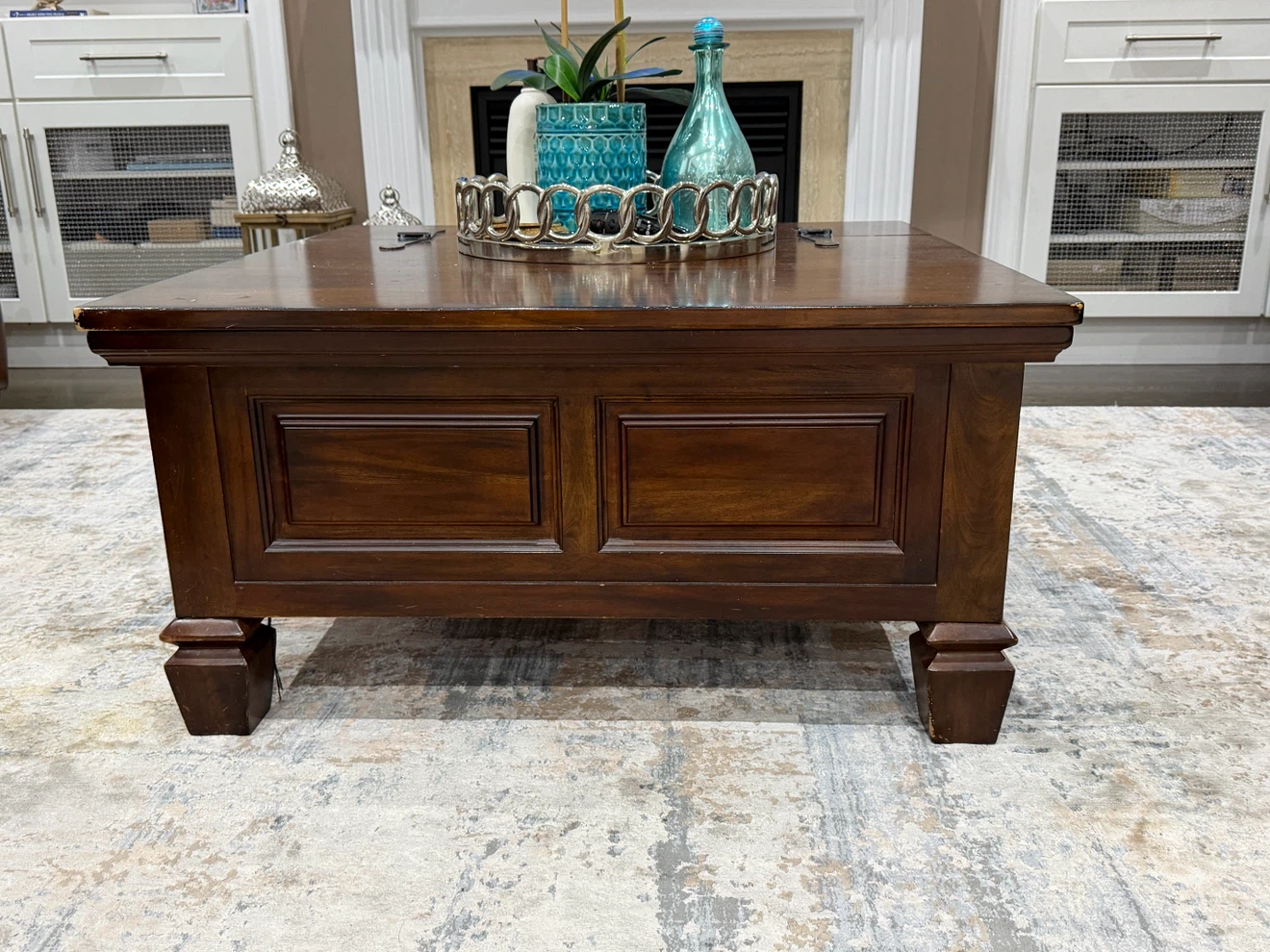 3-Piece Solid Wood Coffee Table & Side Table Set