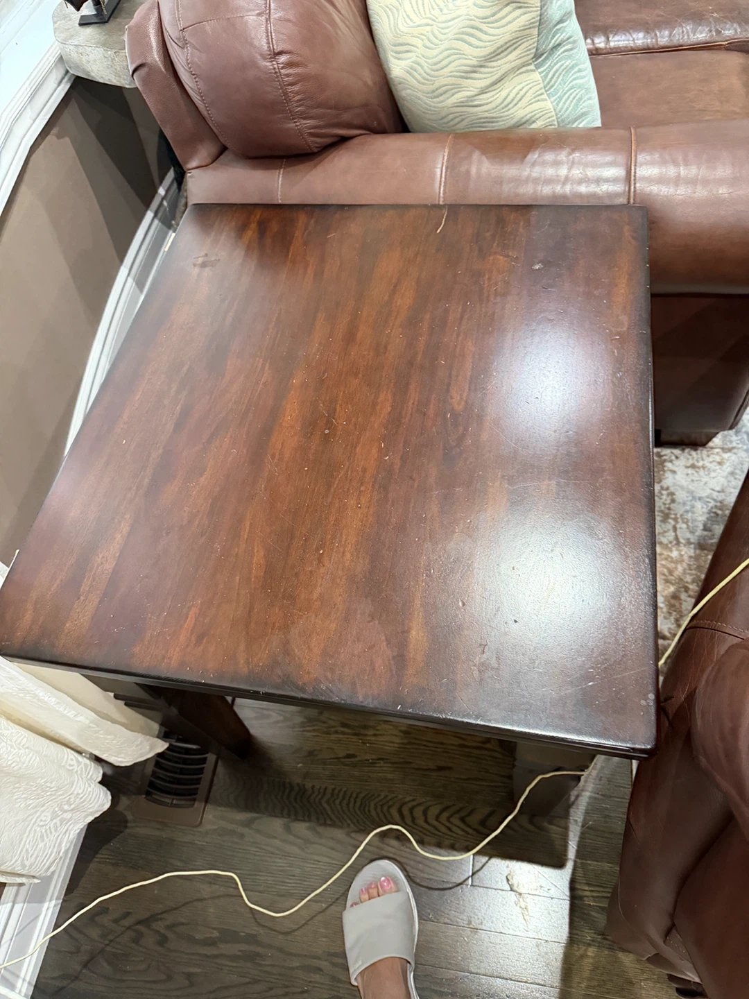 3-Piece Solid Wood Coffee Table & Side Table Set - photo 4