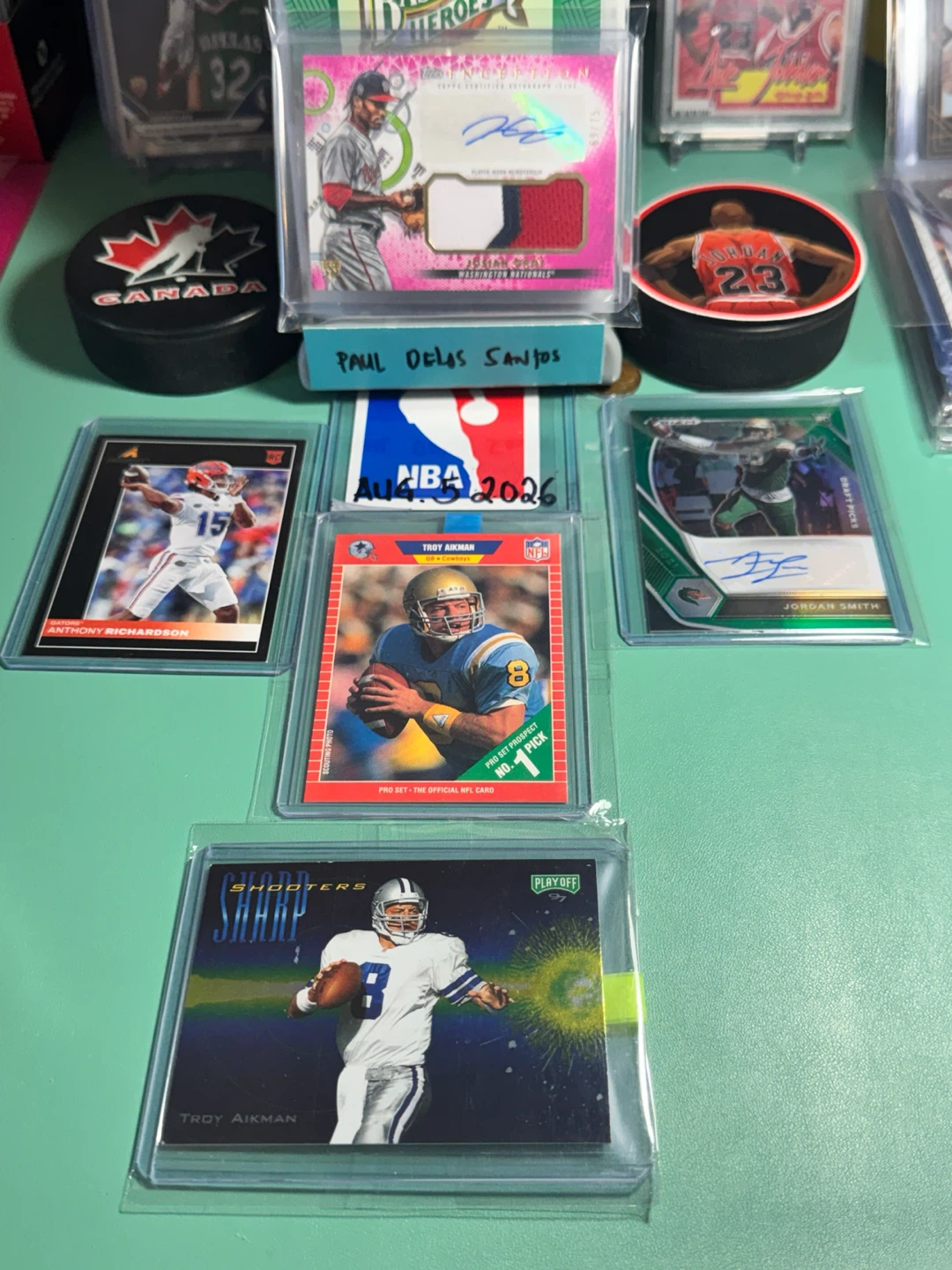 NFL cards lot