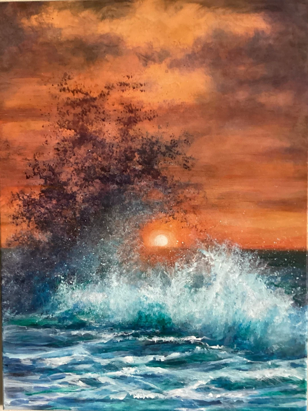 Acrylic painting
