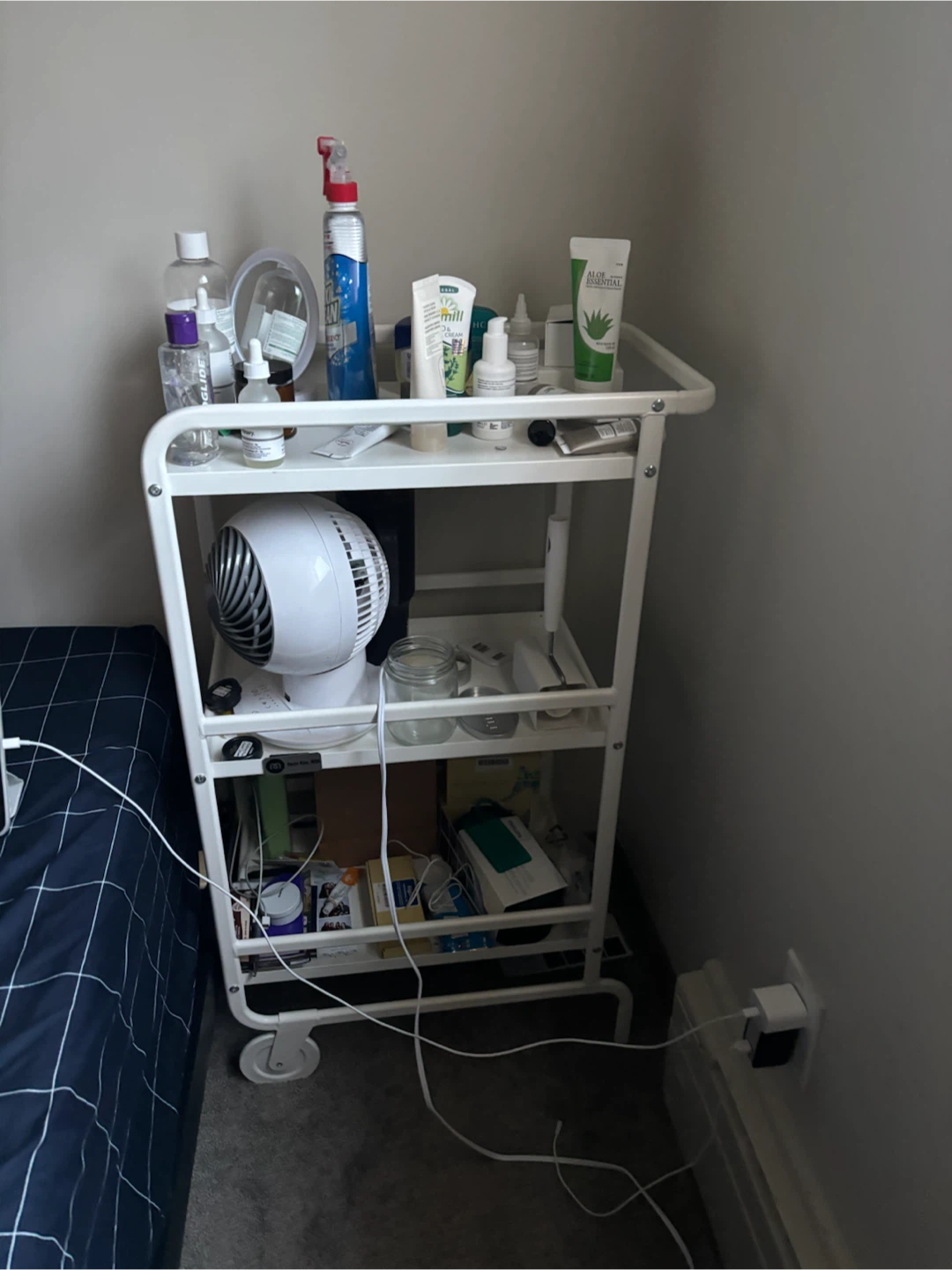 3-Tier Rolling Storage Cart