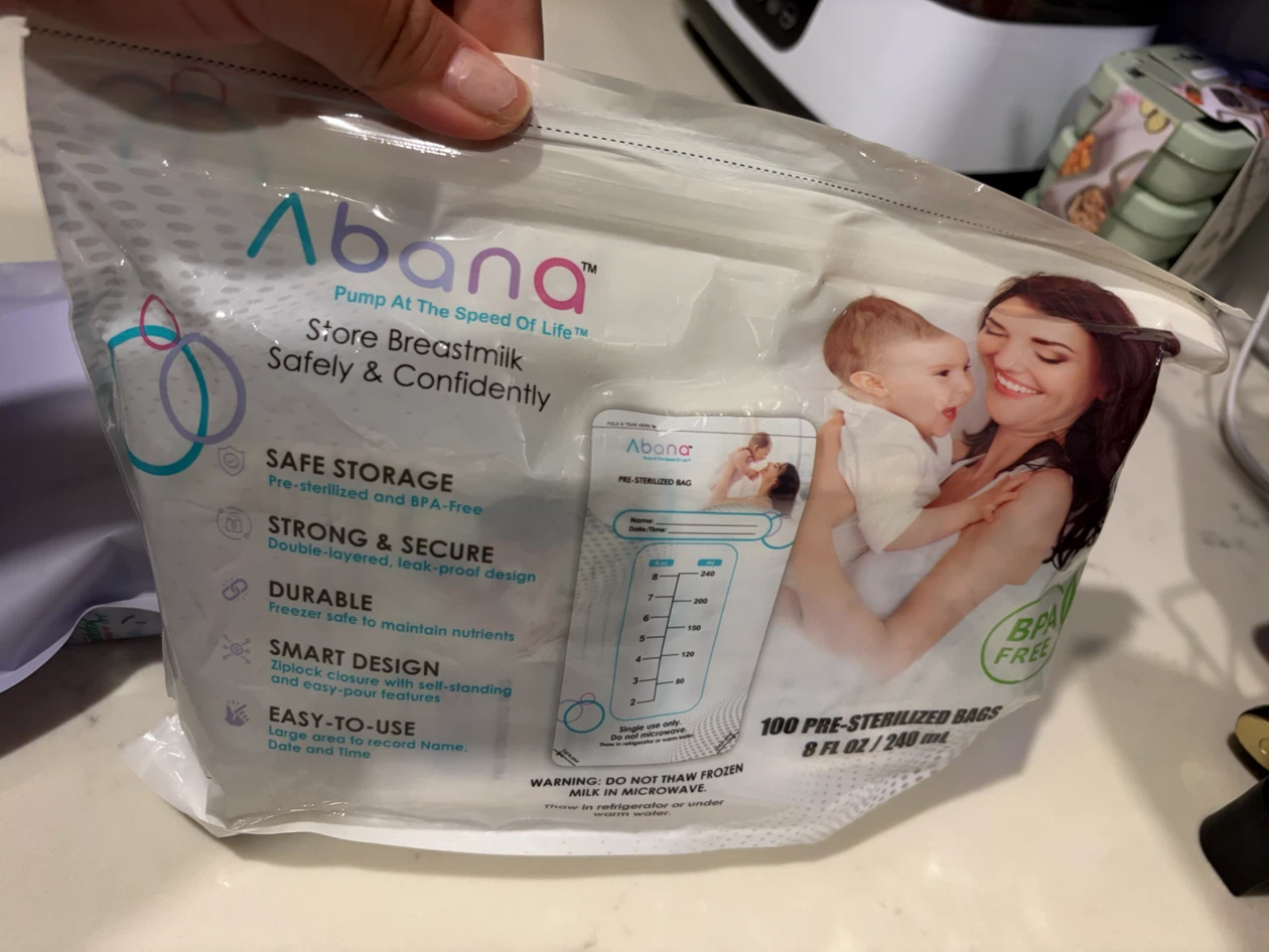 3 packages Breast Milk Storage Bags - 100 ct - 8 oz