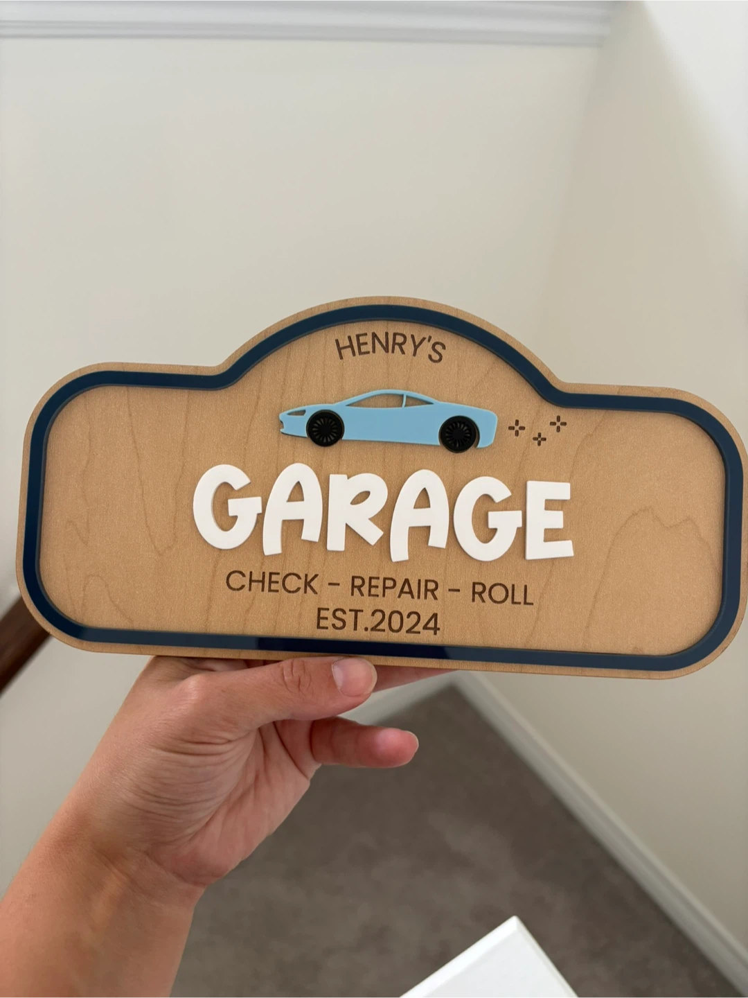 Personalized Garage Sign for kids playroom - photo 2