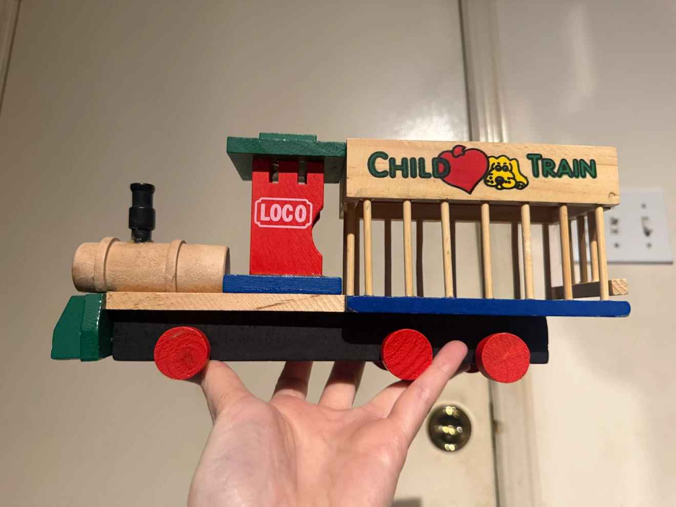 Child Train Wooden Toy