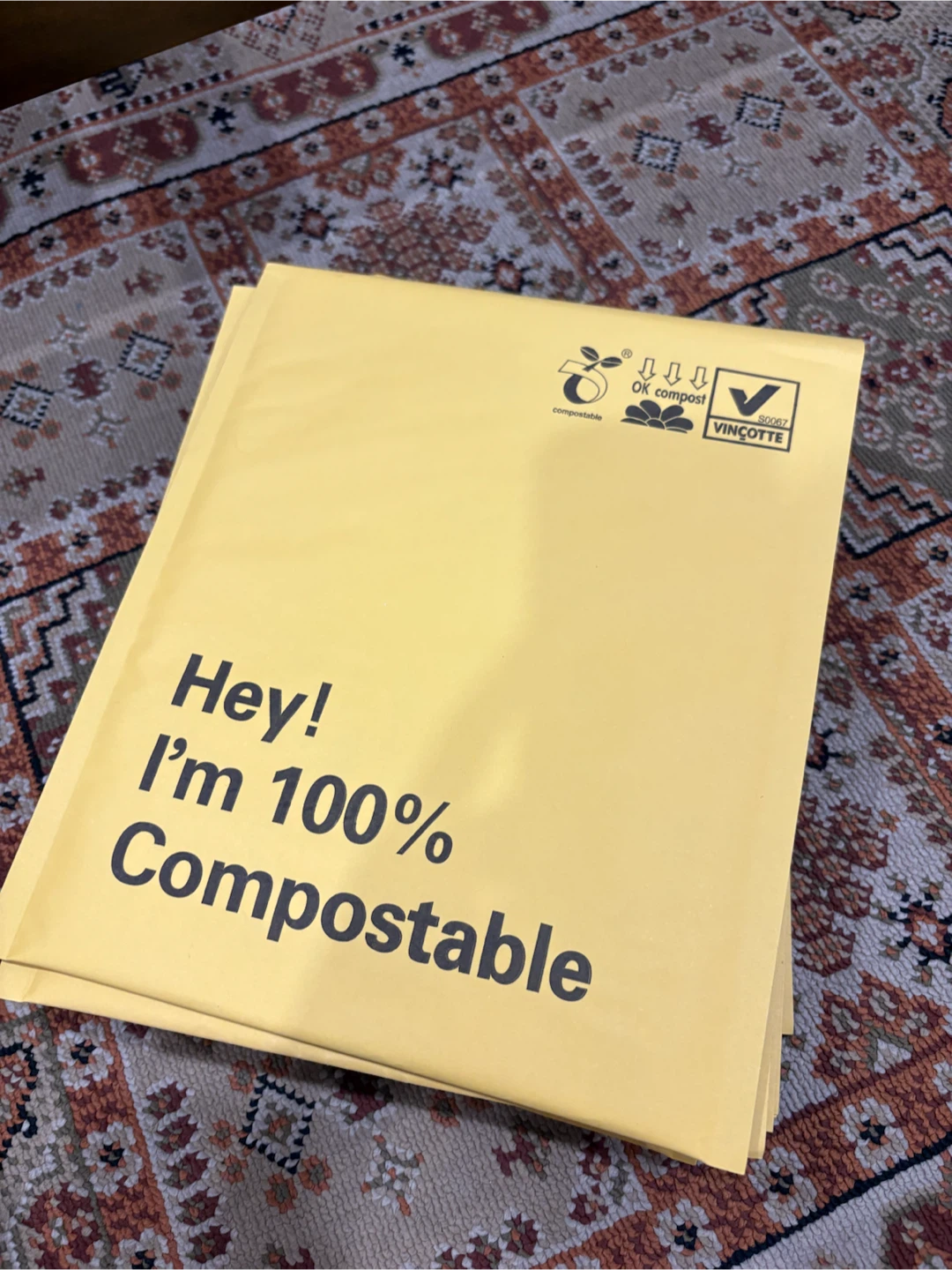 100% Compostable Mailer Envelopes - Pack of 15