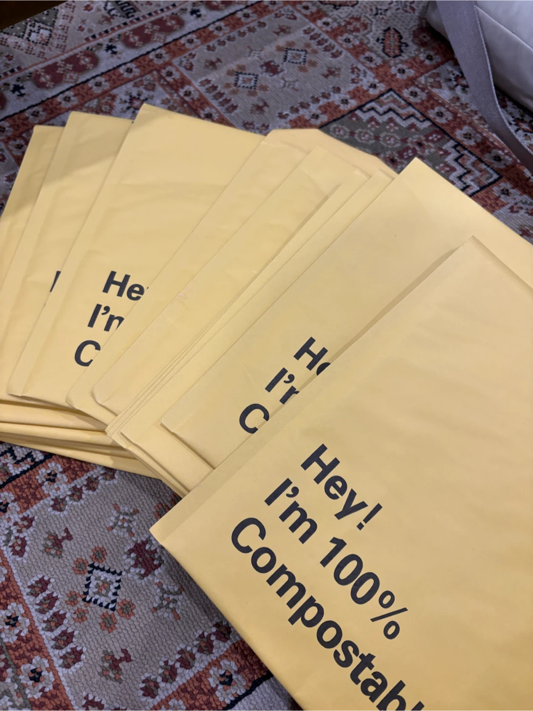100% Compostable Mailer Envelopes - Pack of 15 - photo 2