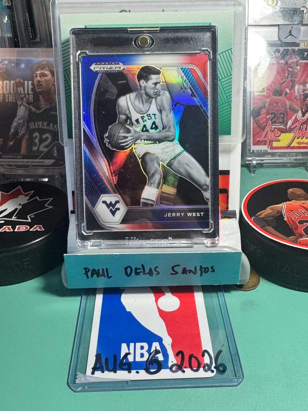 Panini Prizm Draft Picks Jerry West Basketball Card - photo 2