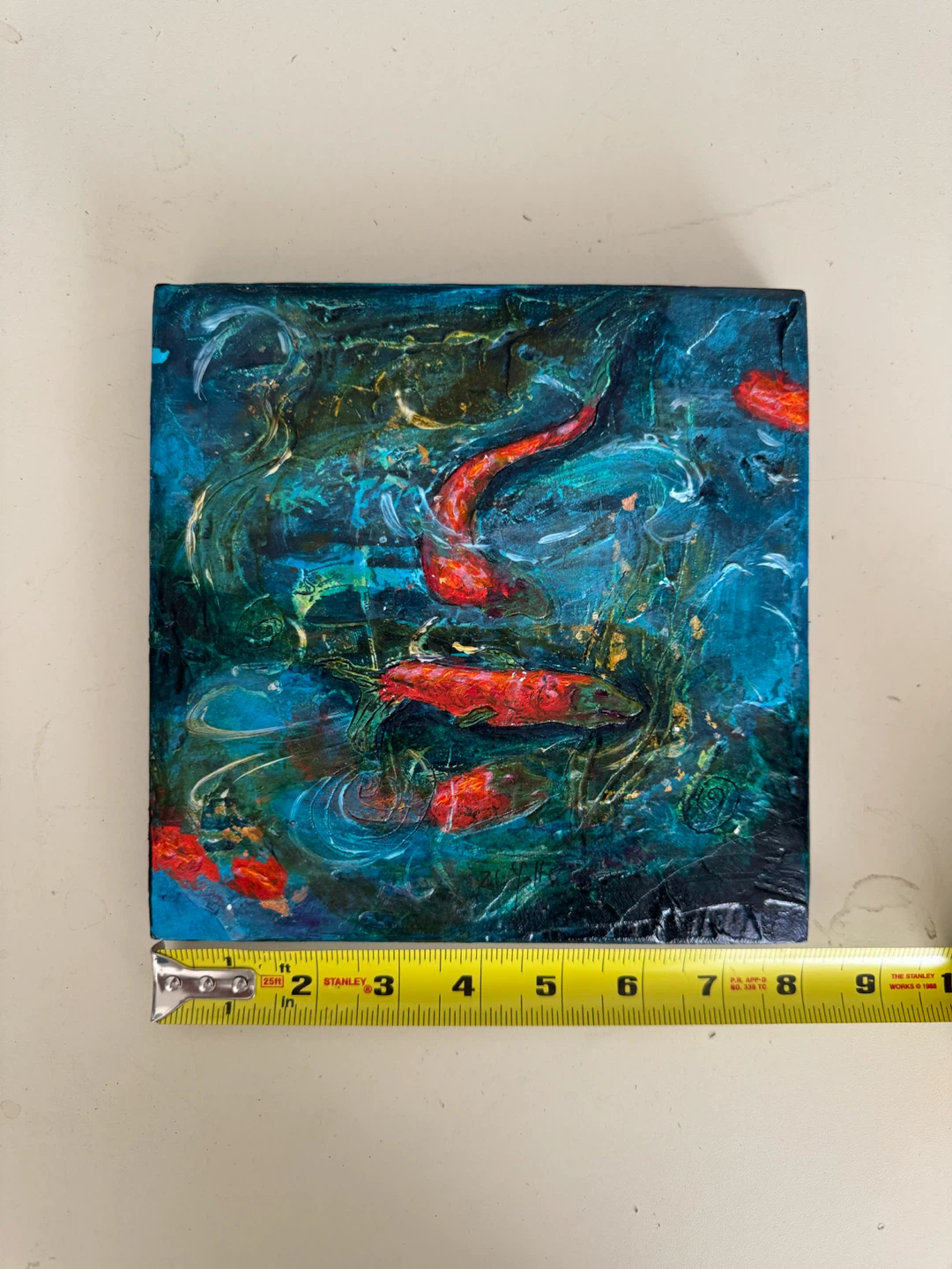 Sockeye Run Mixed Media Art - photo 2