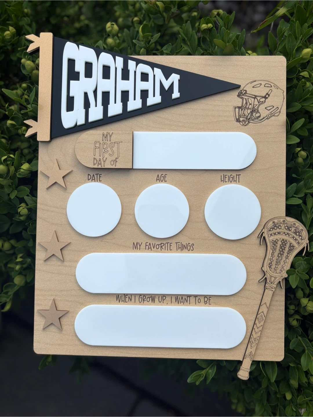 First day of school photo board - photo 4