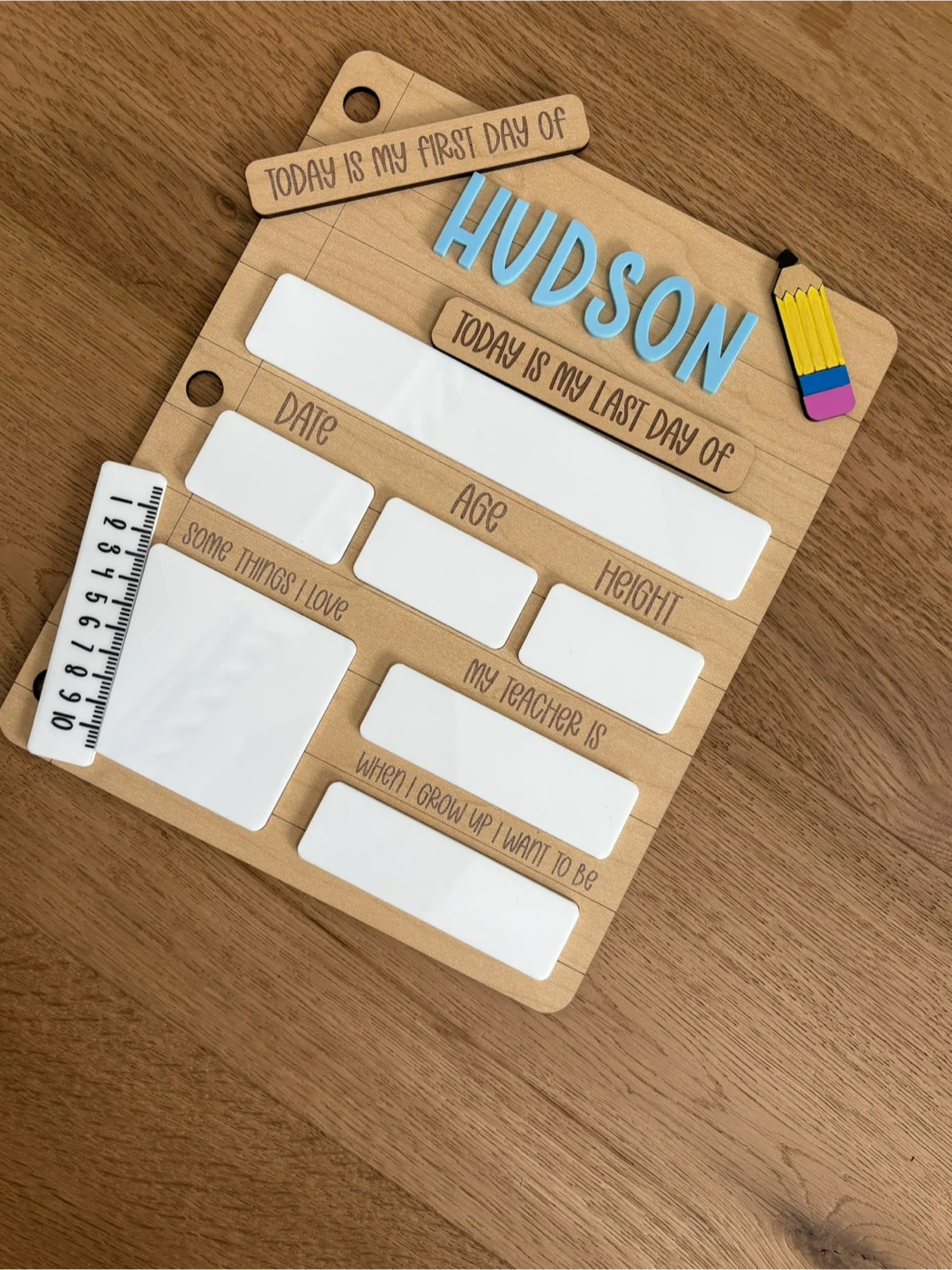 First day of school photo board - photo 5
