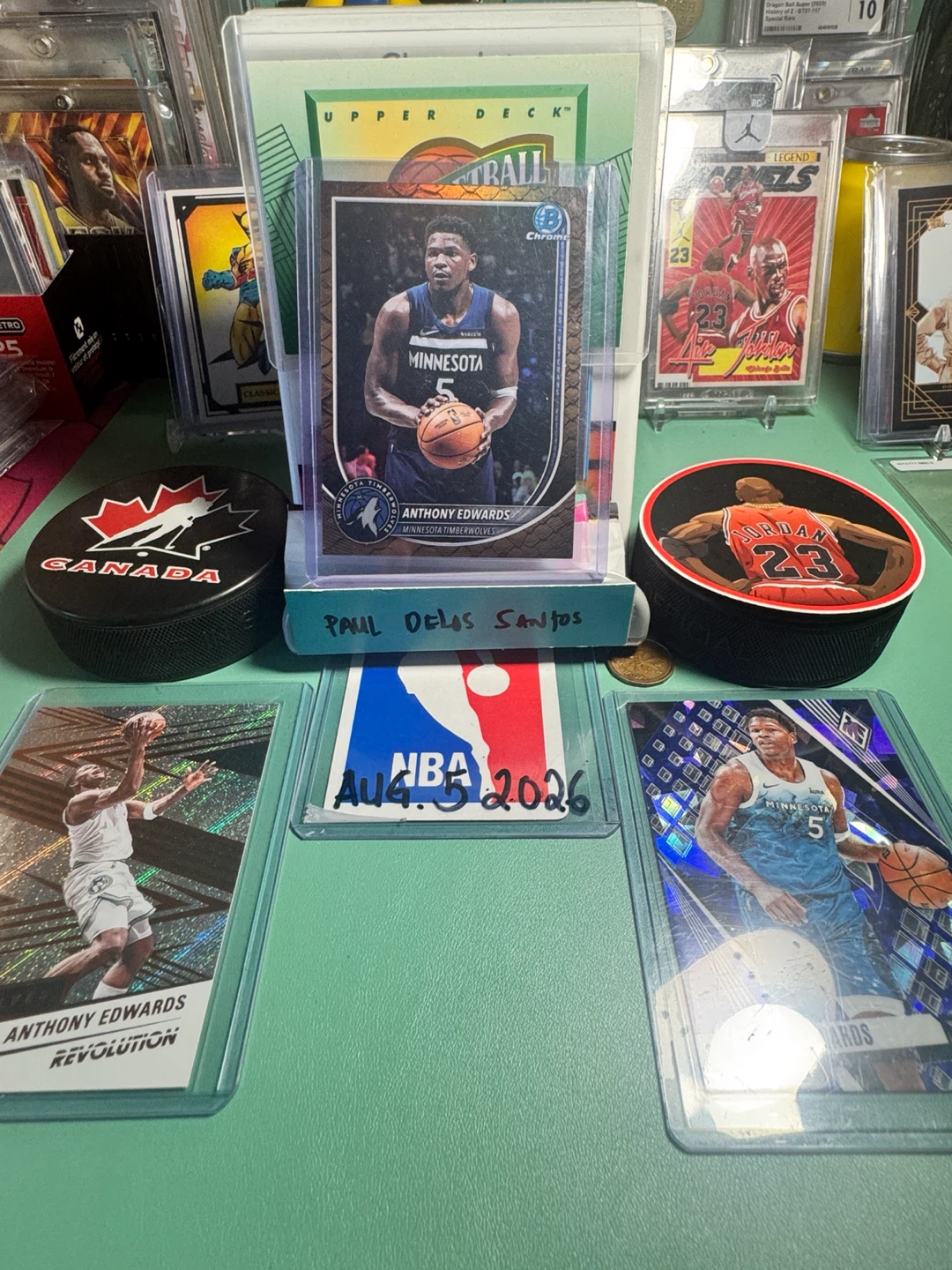Anthony Edwards Minnesota Timberwolves Basketball Cards Lot