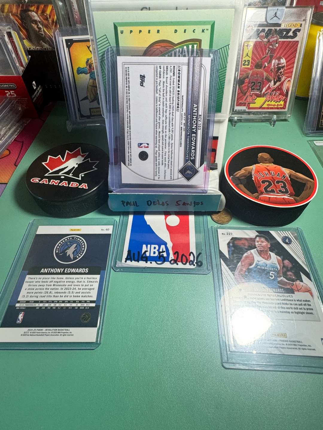 Anthony Edwards Minnesota Timberwolves Basketball Cards Lot - photo 5