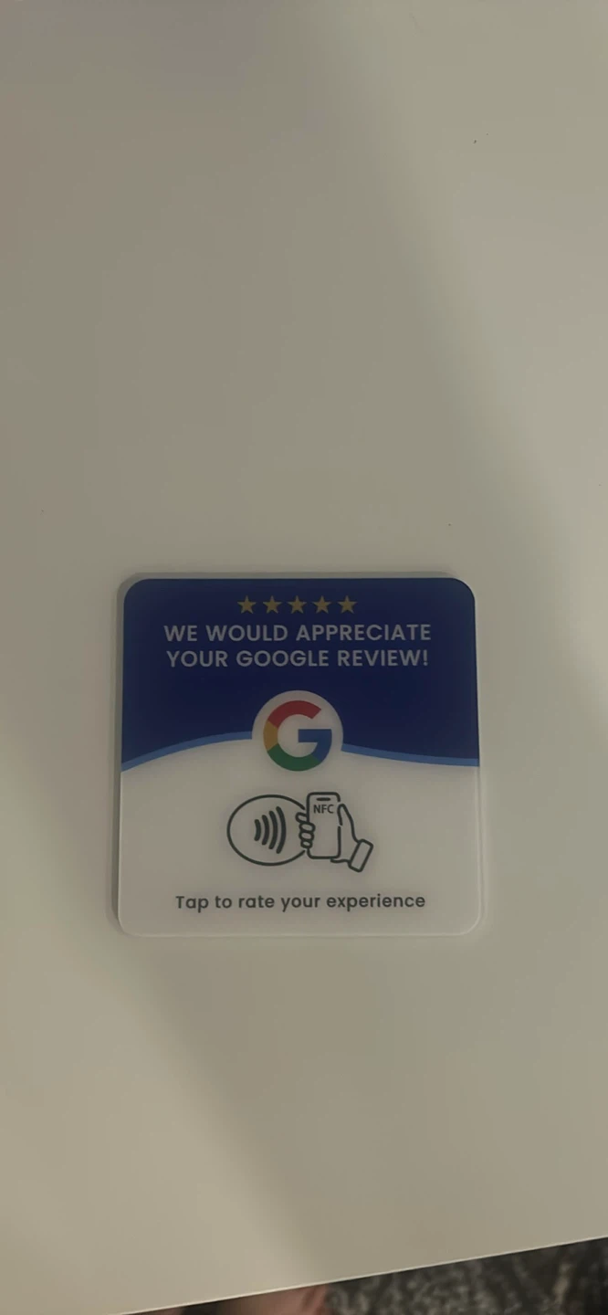 Google NFC Review Tap Sticker - photo 3