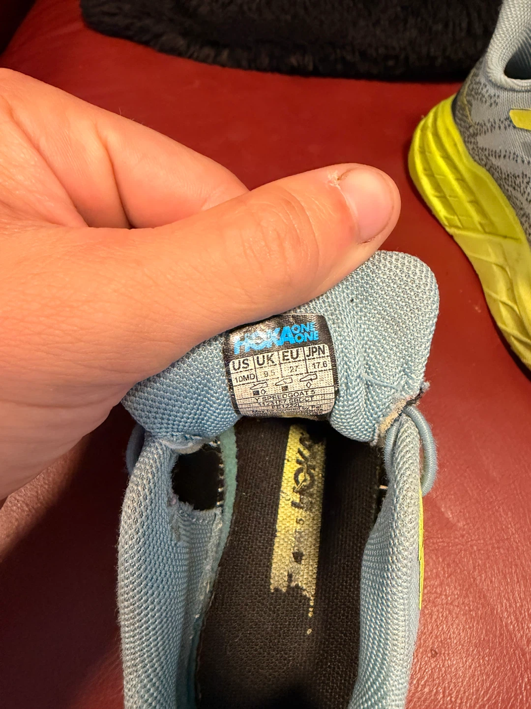 Hoka One One Running Shoes - Blue/Yellow