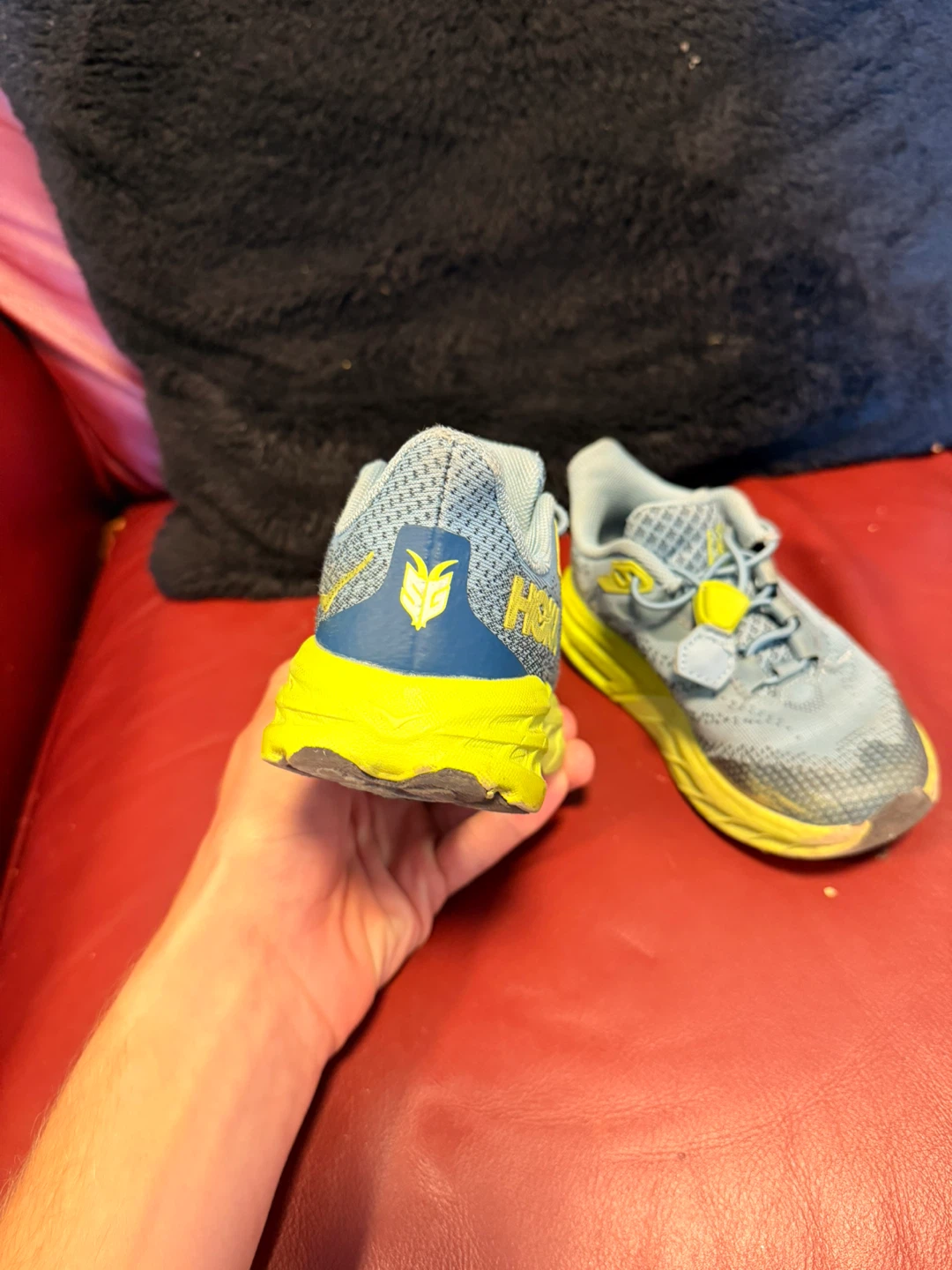 Hoka One One Running Shoes - Blue/Yellow - photo 2