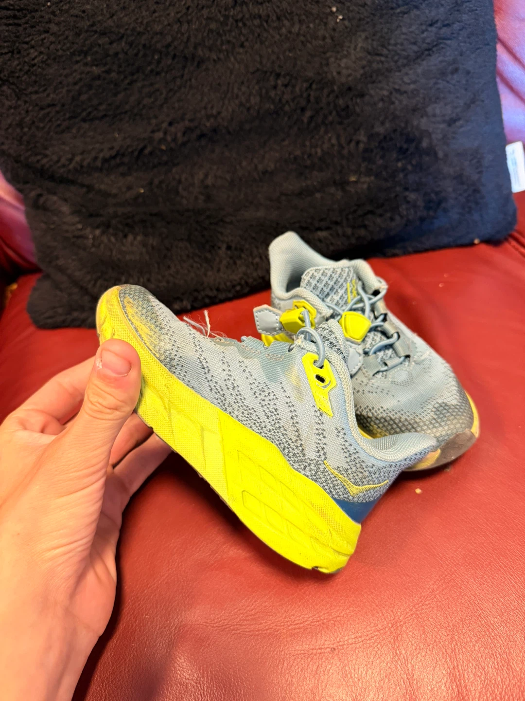 Hoka One One Running Shoes - Blue/Yellow - photo 3