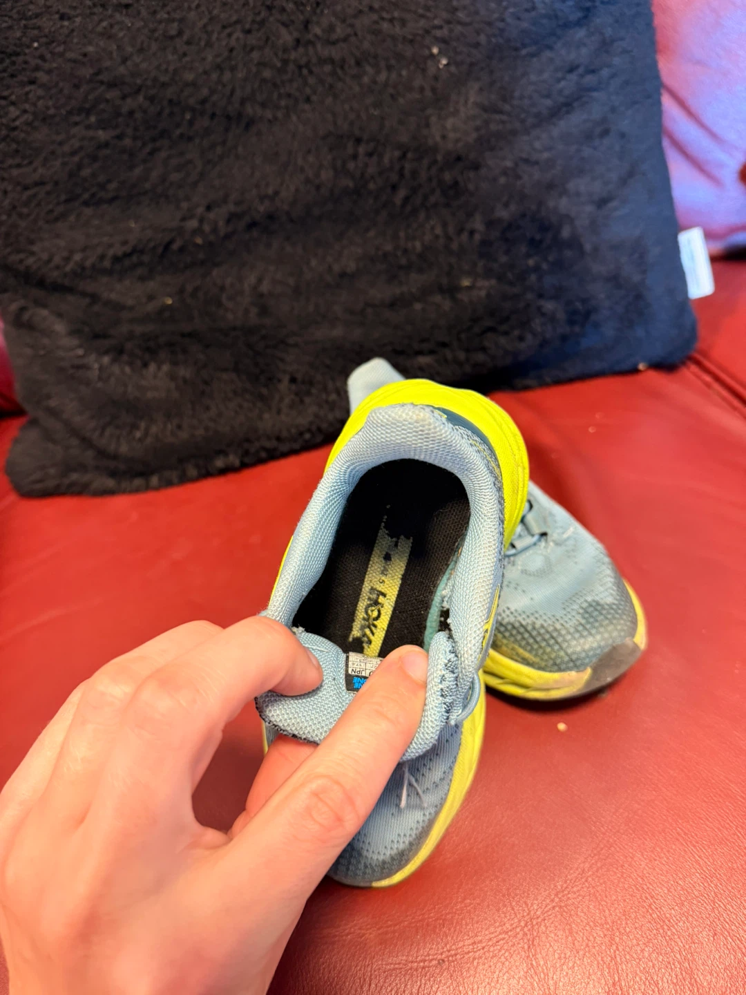 Hoka One One Running Shoes - Blue/Yellow - photo 4