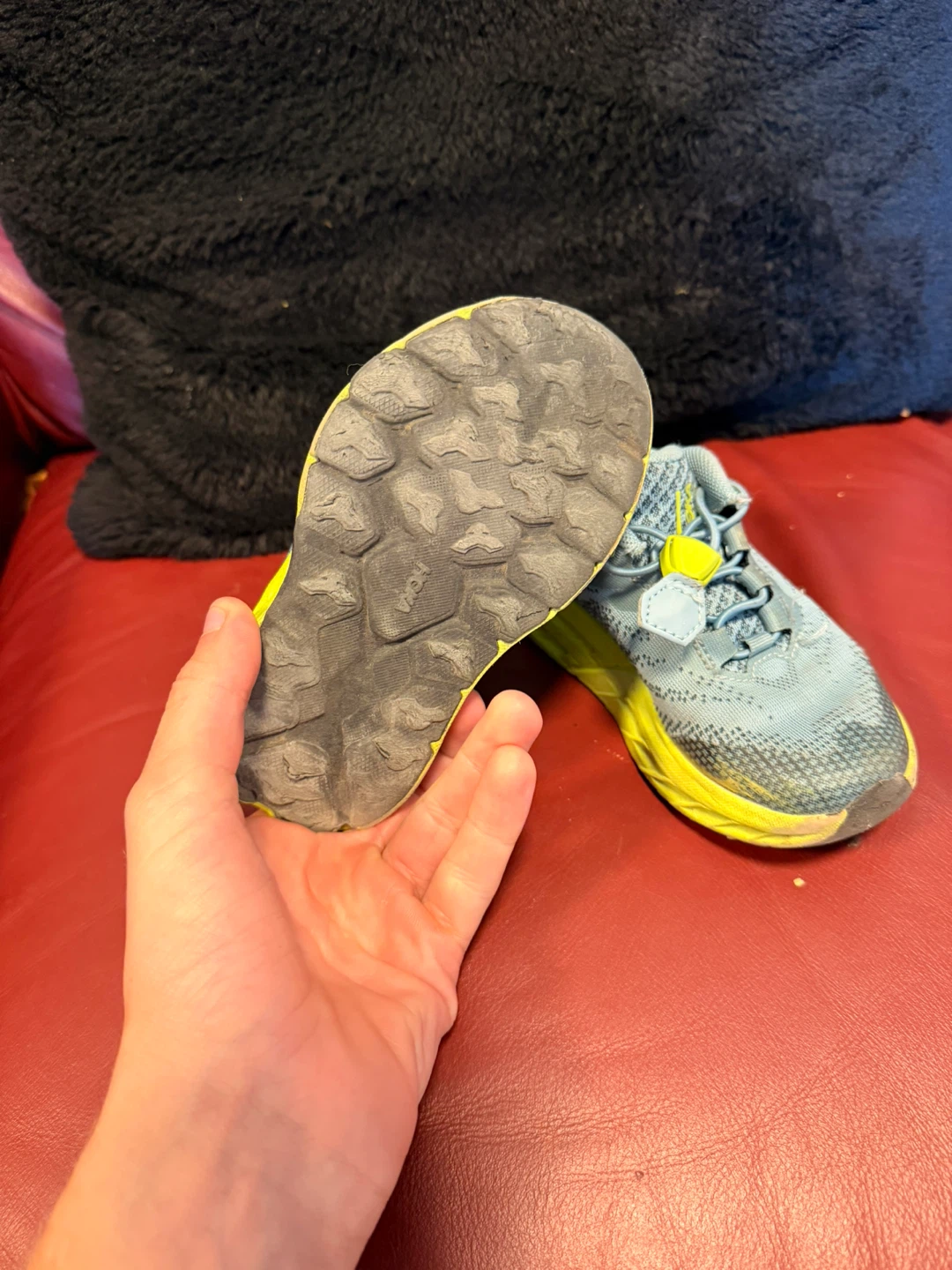 Hoka One One Running Shoes - Blue/Yellow - photo 5