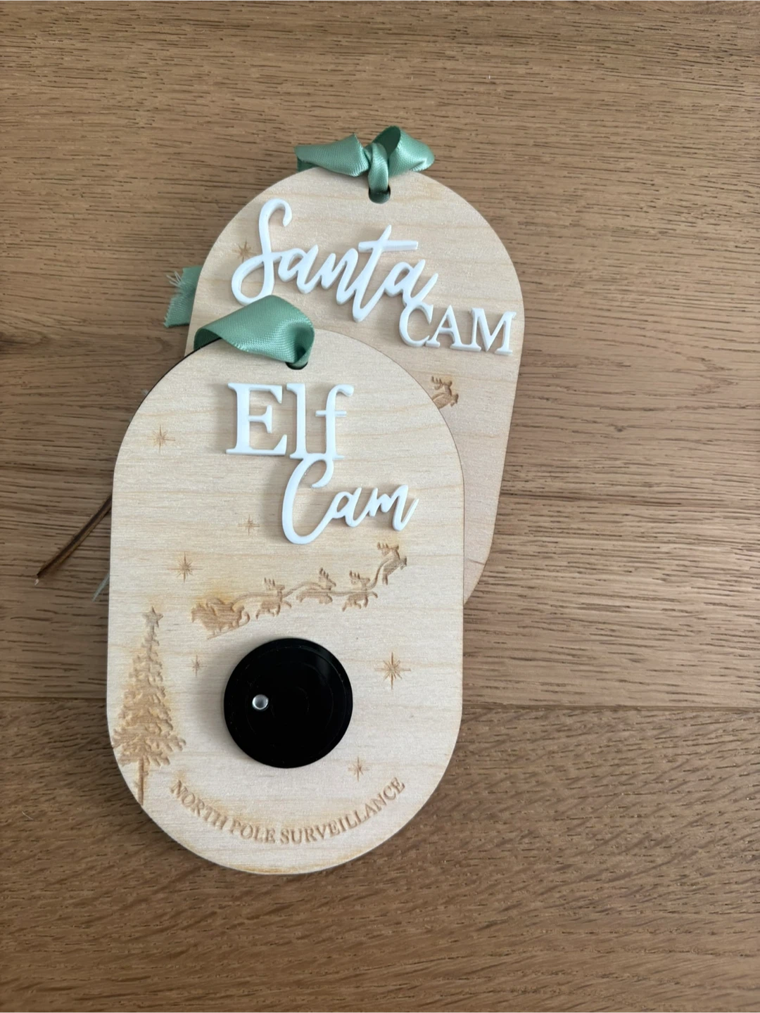 Santa Cam / Elf Cam Christmas Ornament
