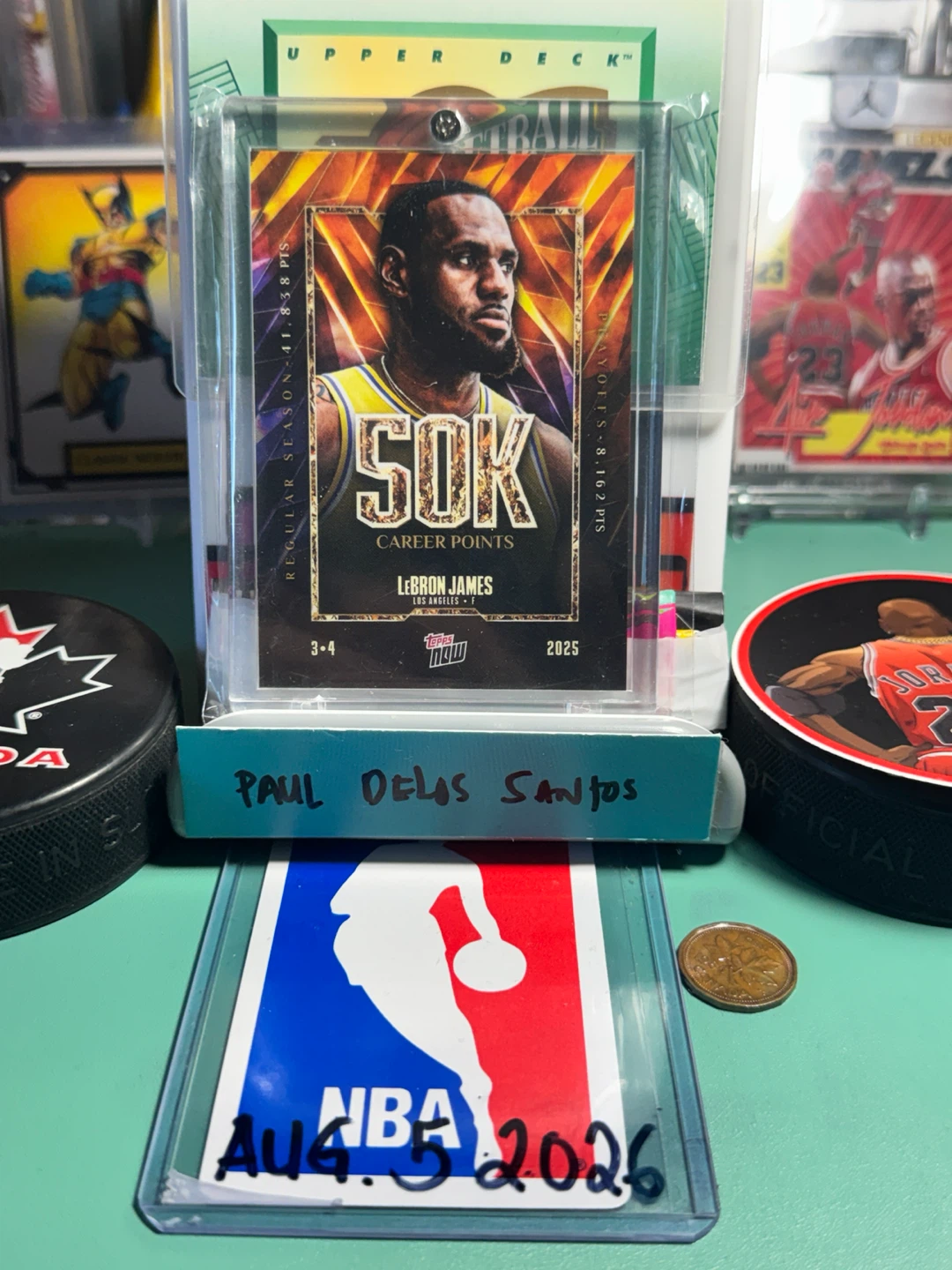 LeBron James 50K Career Points Topps NOW Card - photo 2