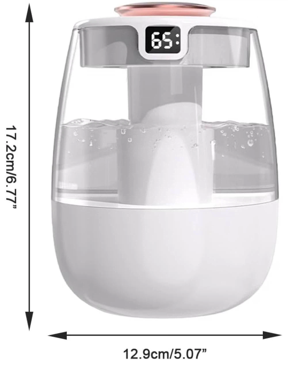 White Mini Mist Humidifier – Double Spray - photo 4
